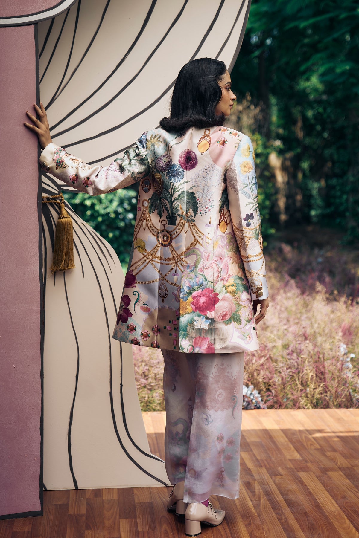 Trove Tailored Printed Blazer