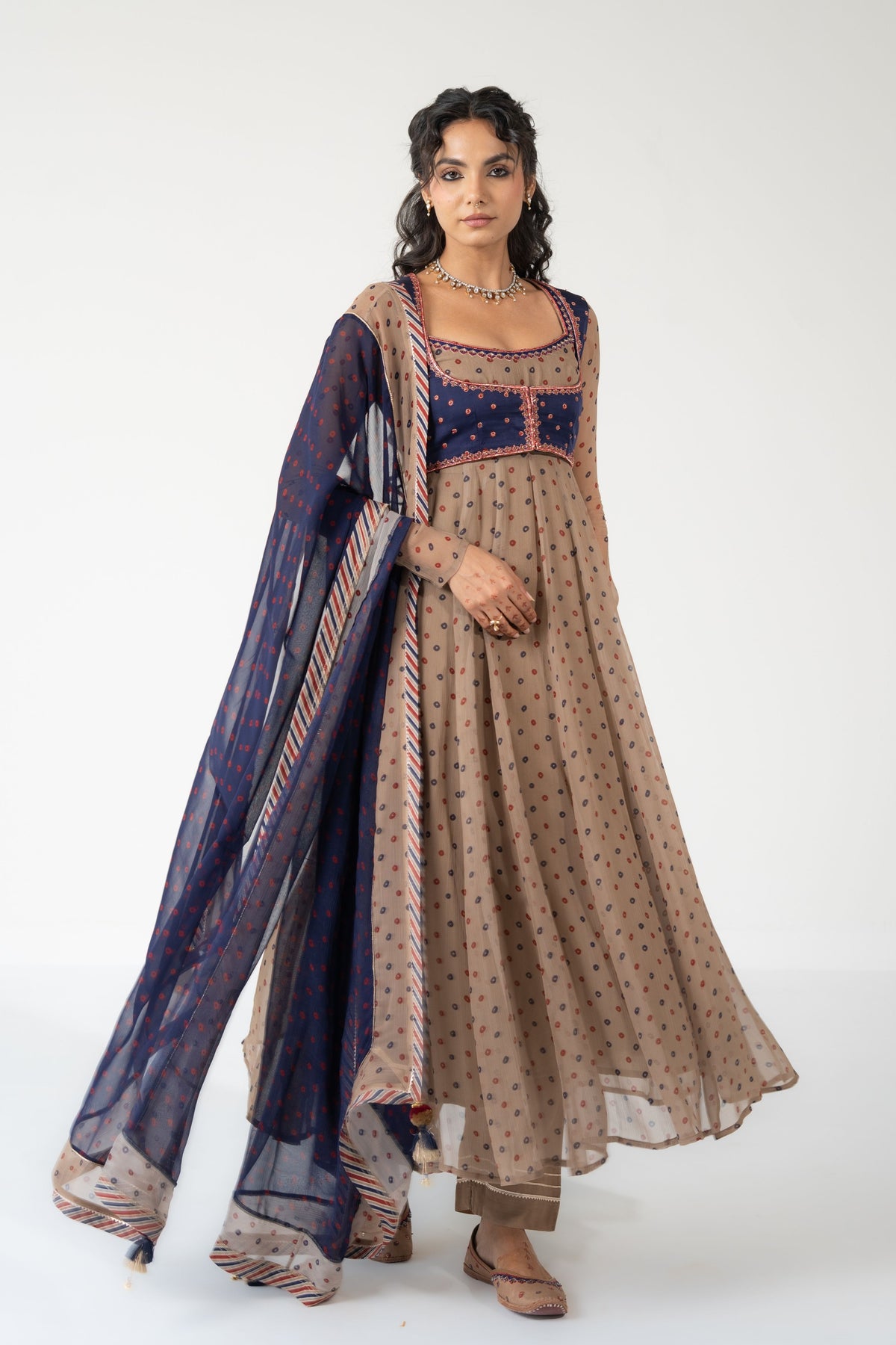 Veena Anarkali Set