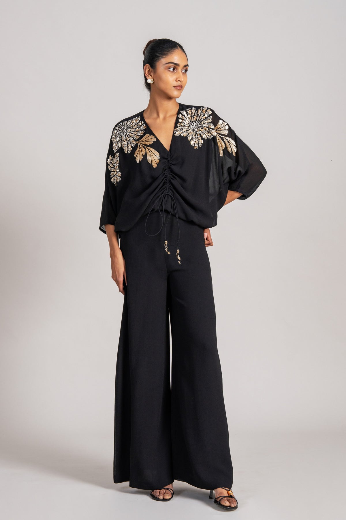 Cosmic Katnis Drawstring Jumpsuit