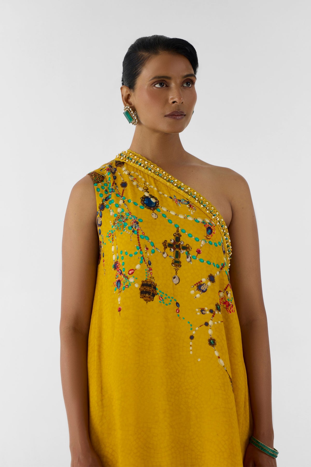 Mustard Maharani Co-ord Set