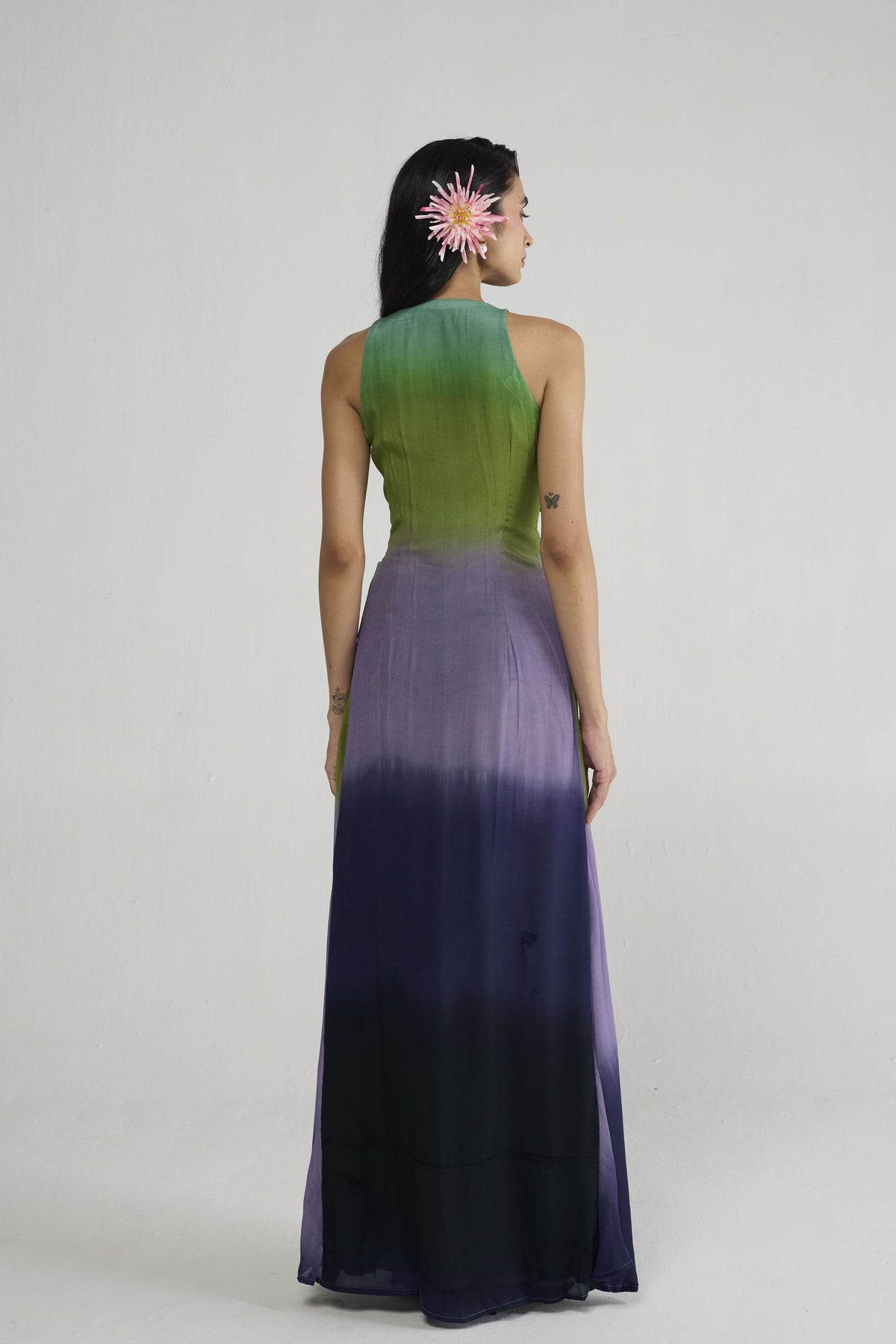 Hana V Neck Draped Dress