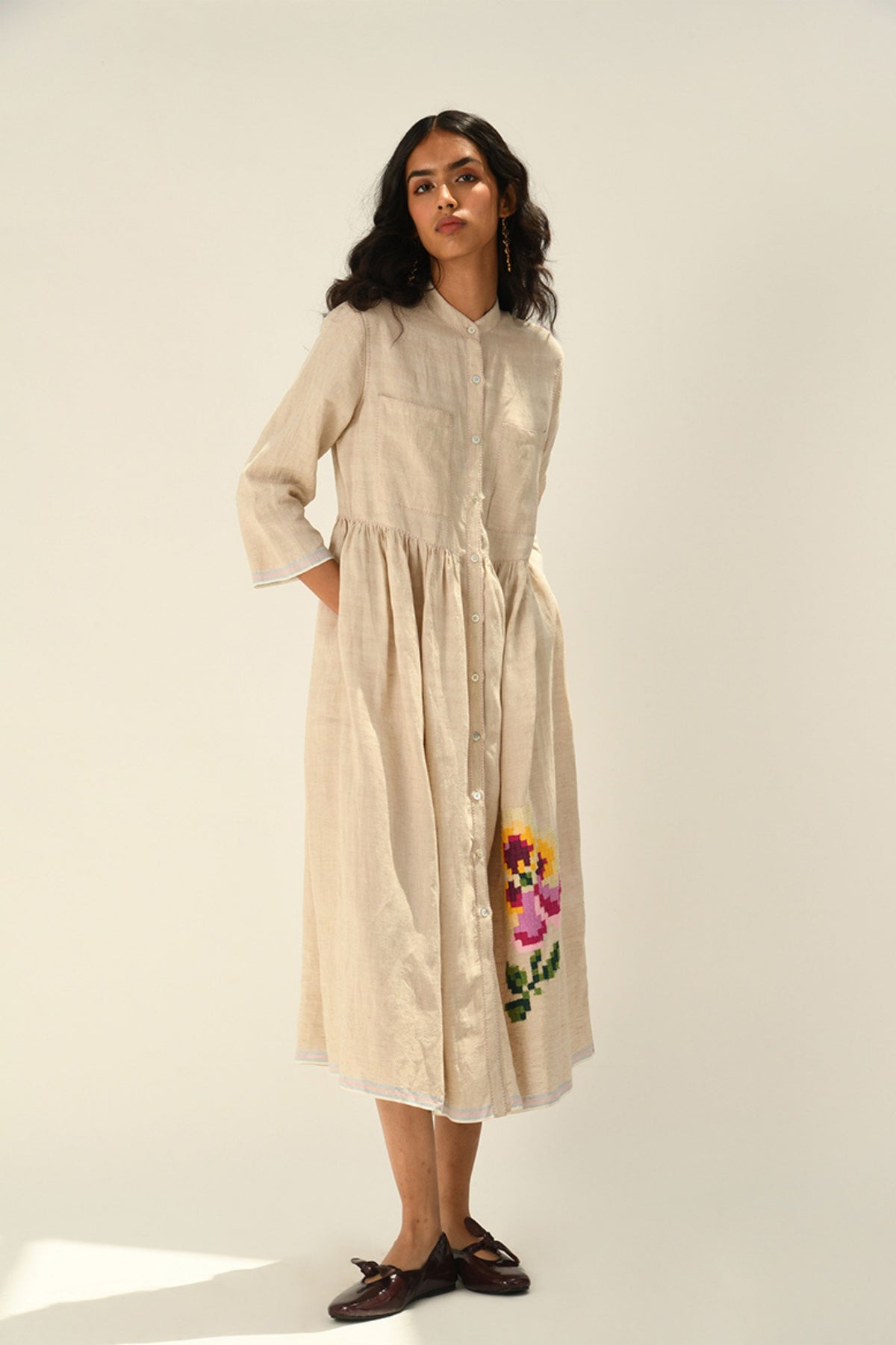 Massiana Embroidery Dress
