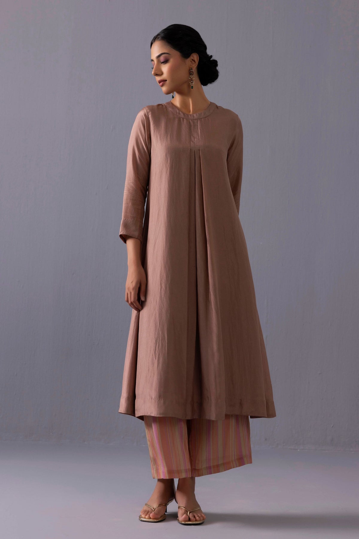 Maya Brown Kurta Set