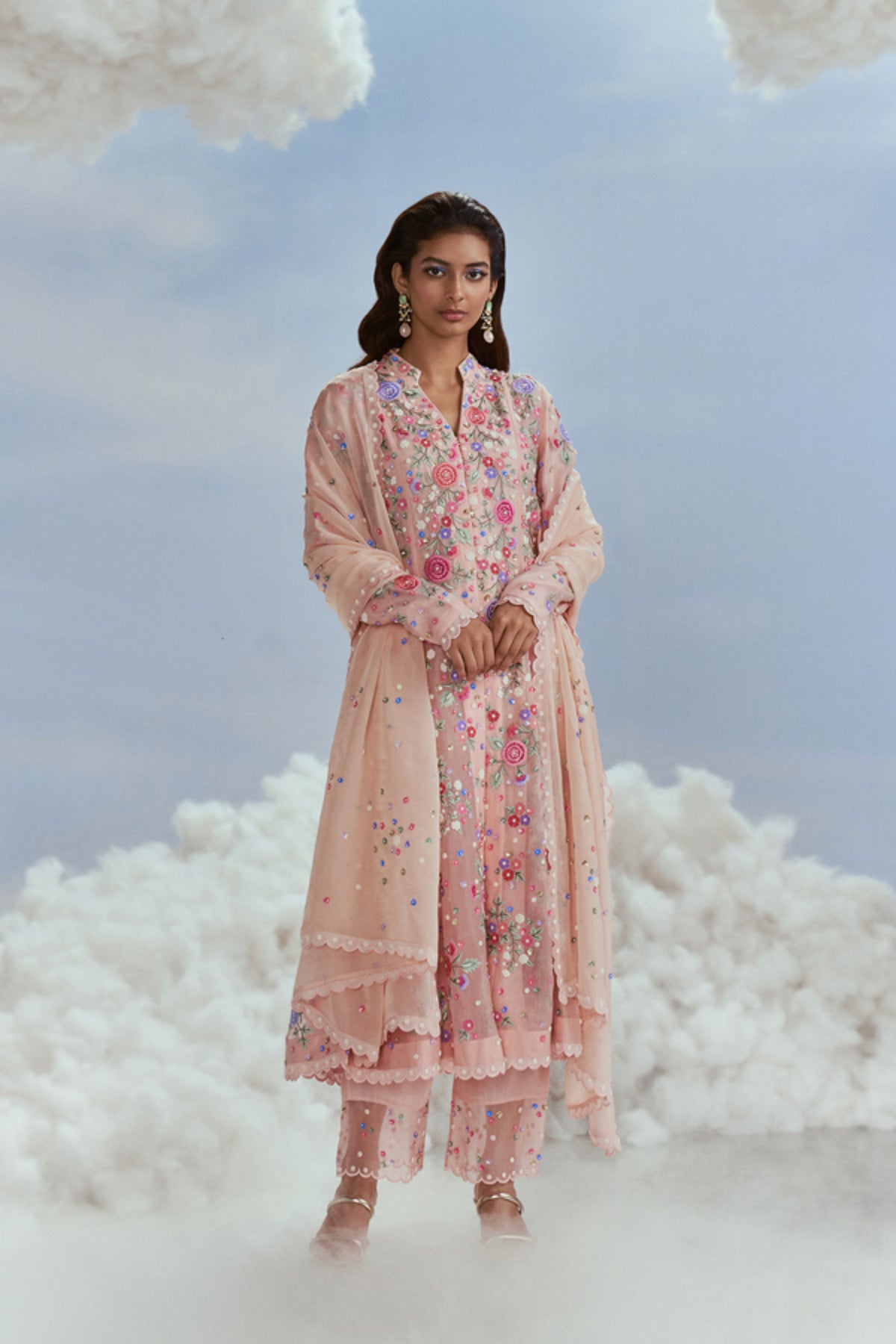 Blush Mehtab Bagh Kalidar Kurta Set