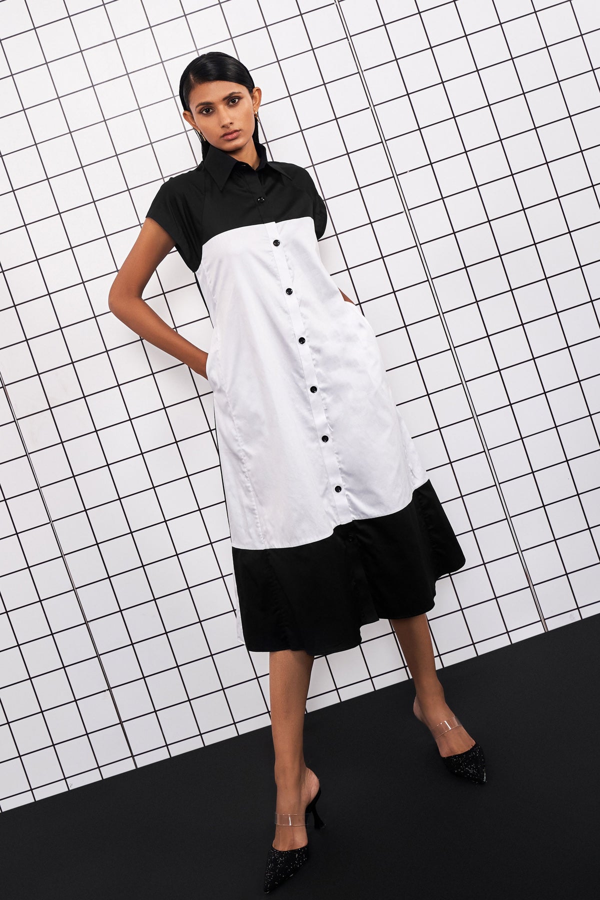 Box Panelled Dress