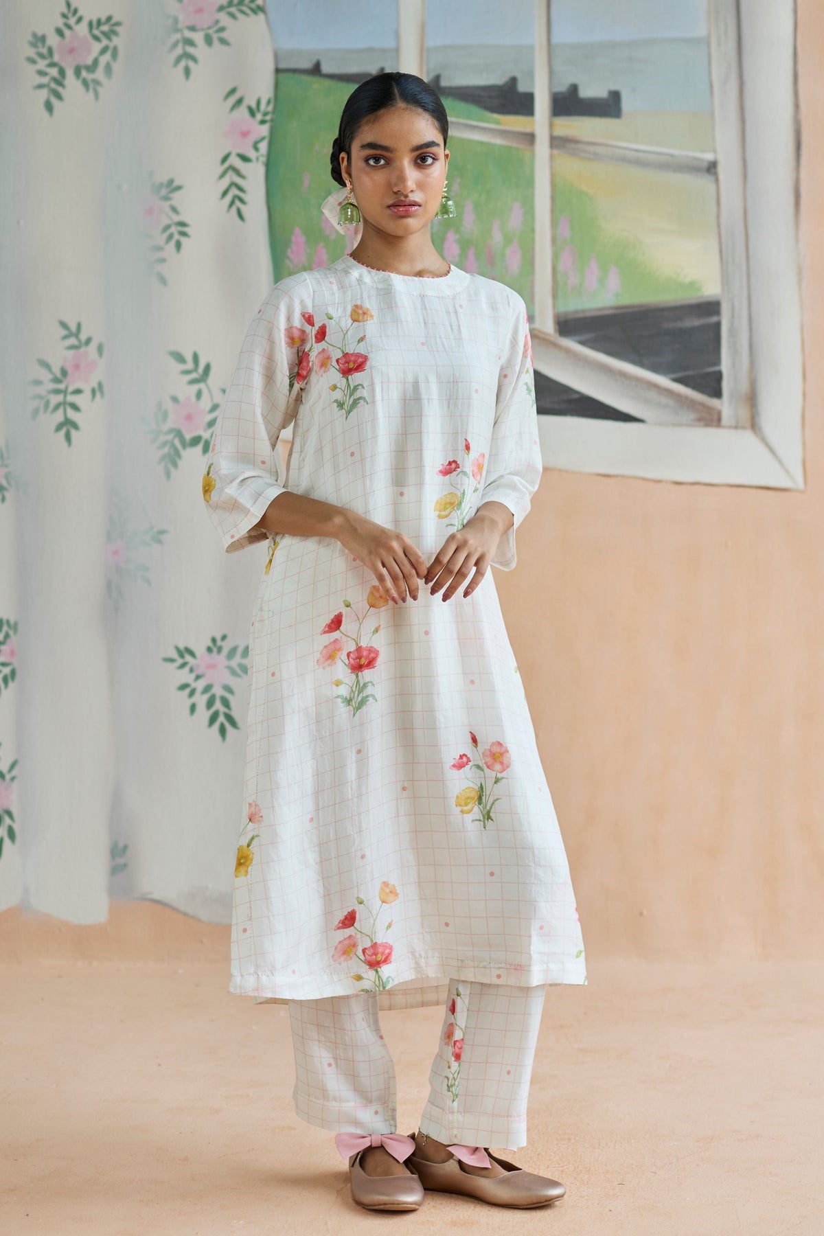 Poppy Long Kurta Set