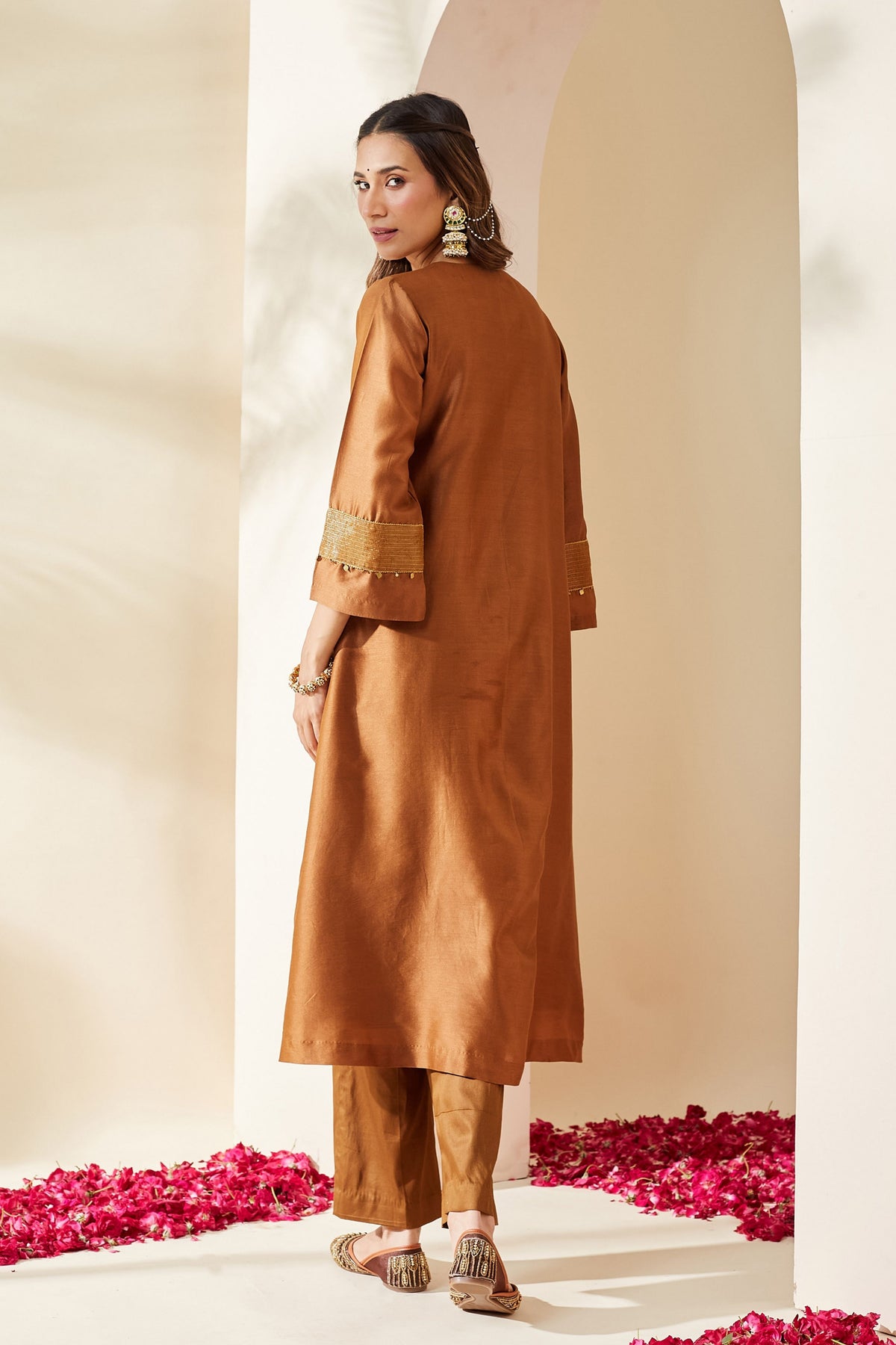 Brown Zohra Kurta Set