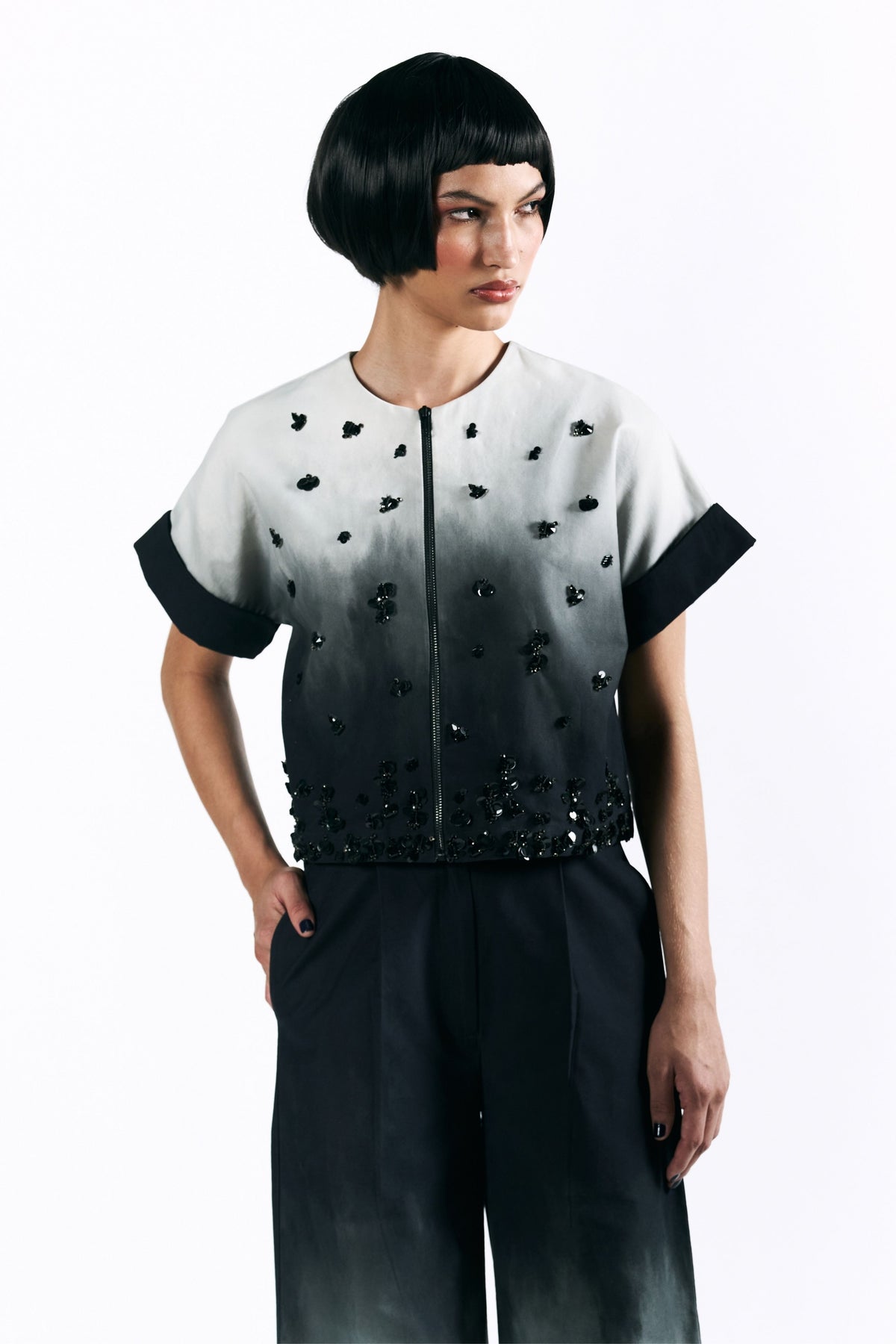 Midnight Kimono Top