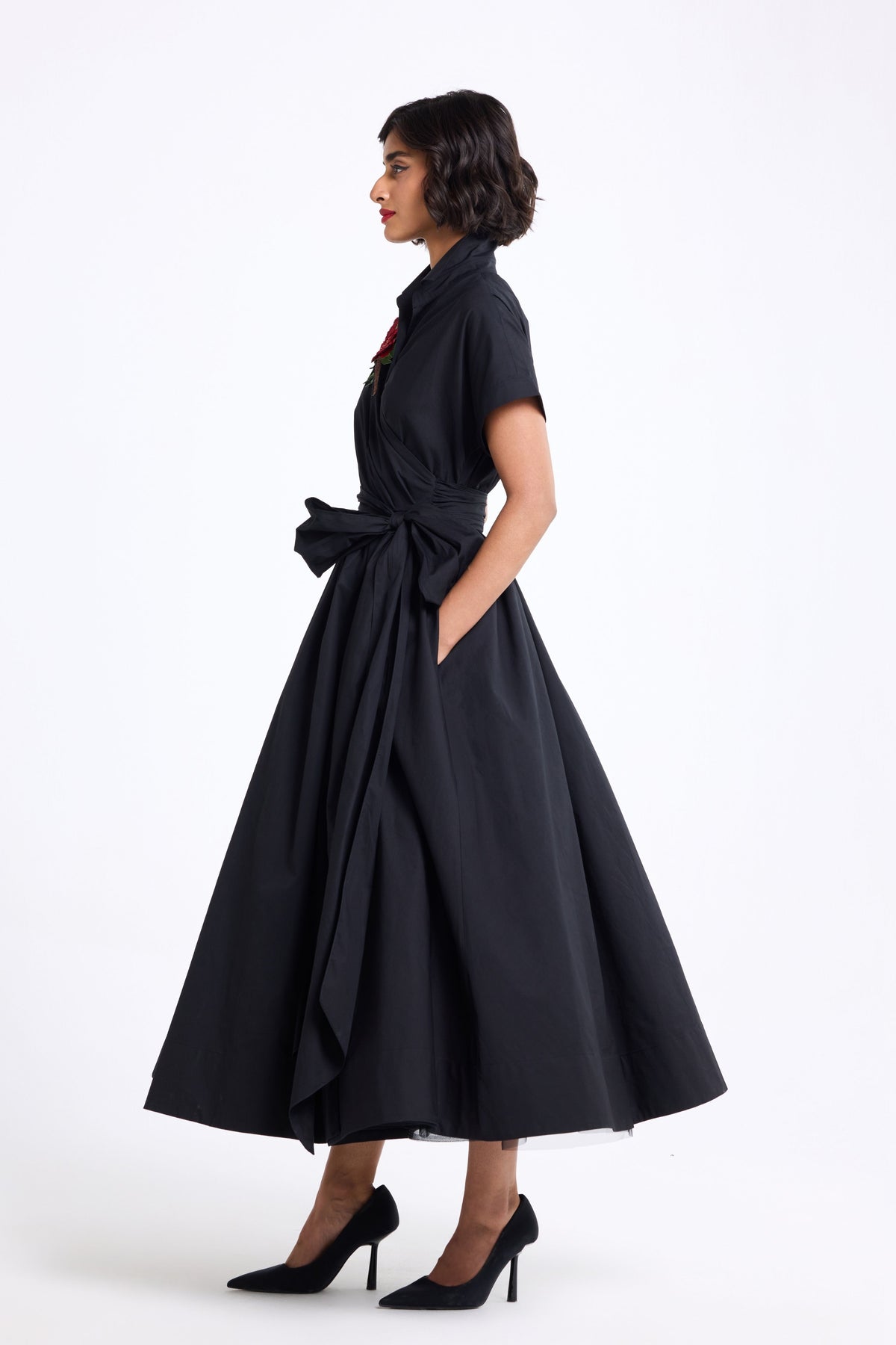 Wrap Around Shirt Dress