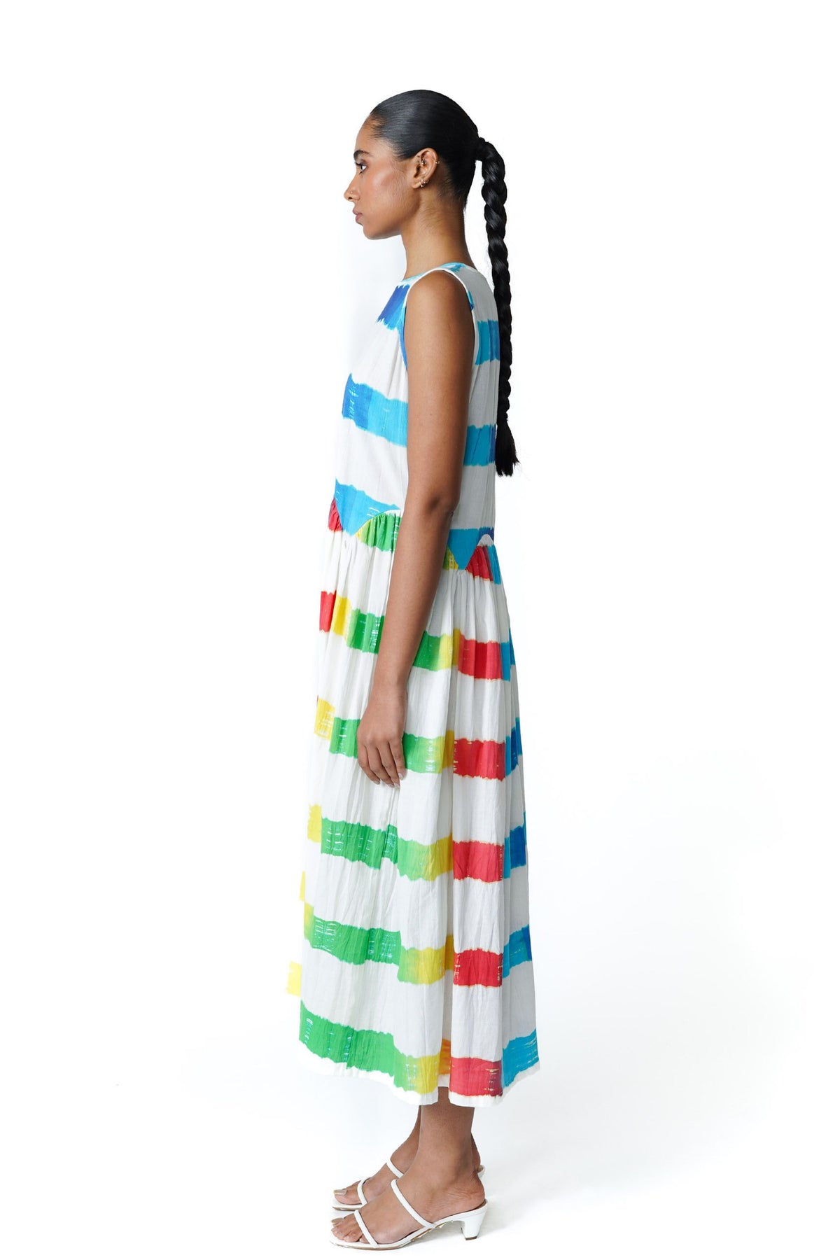 Rainbow Scallop Dress
