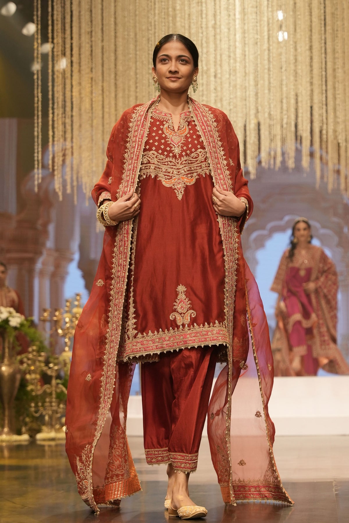 Deep Red Kurta Set