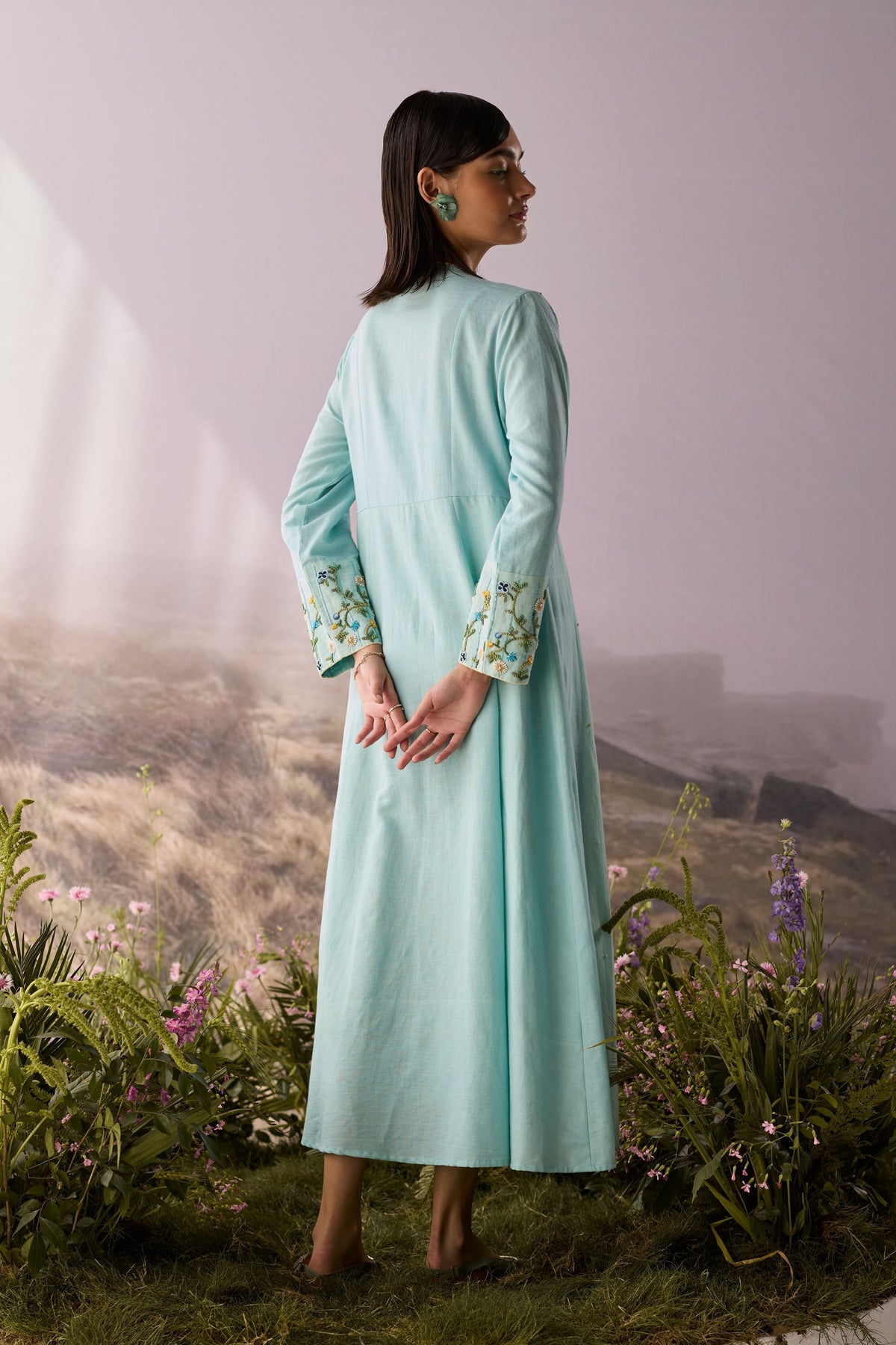 Azure Beaded Tunic