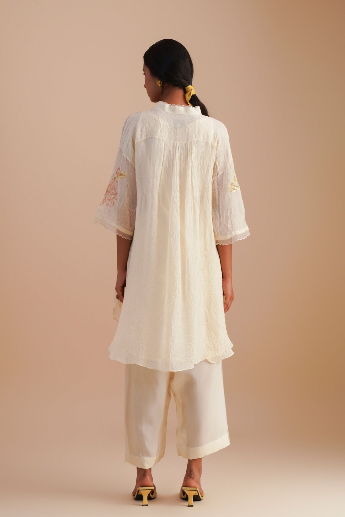 Ecru Floral Co-ord Set