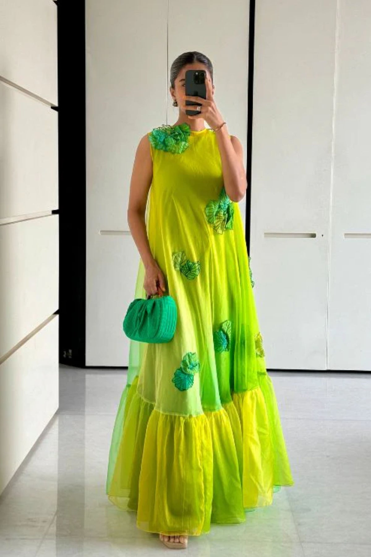 Dia Lime Green Dress