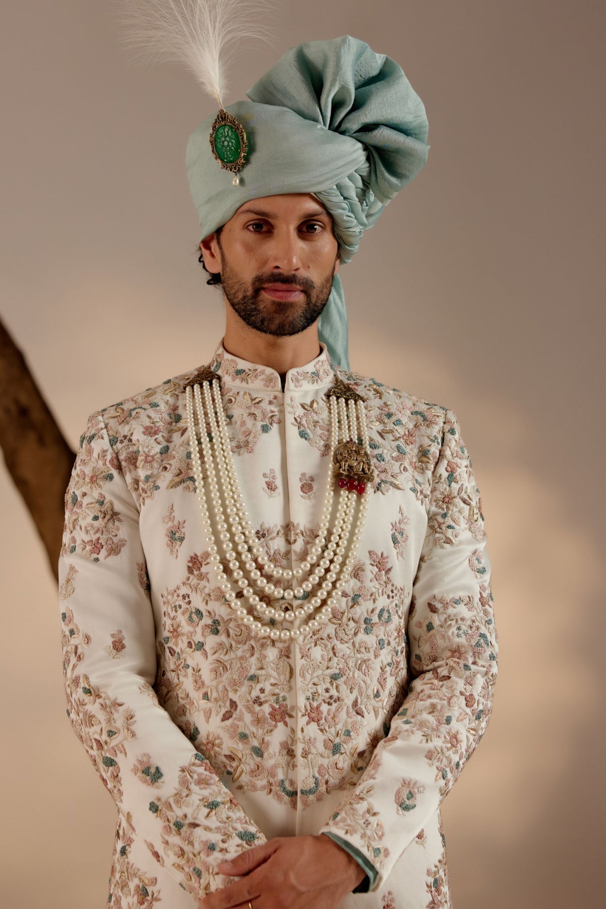 Opaline Sherwani