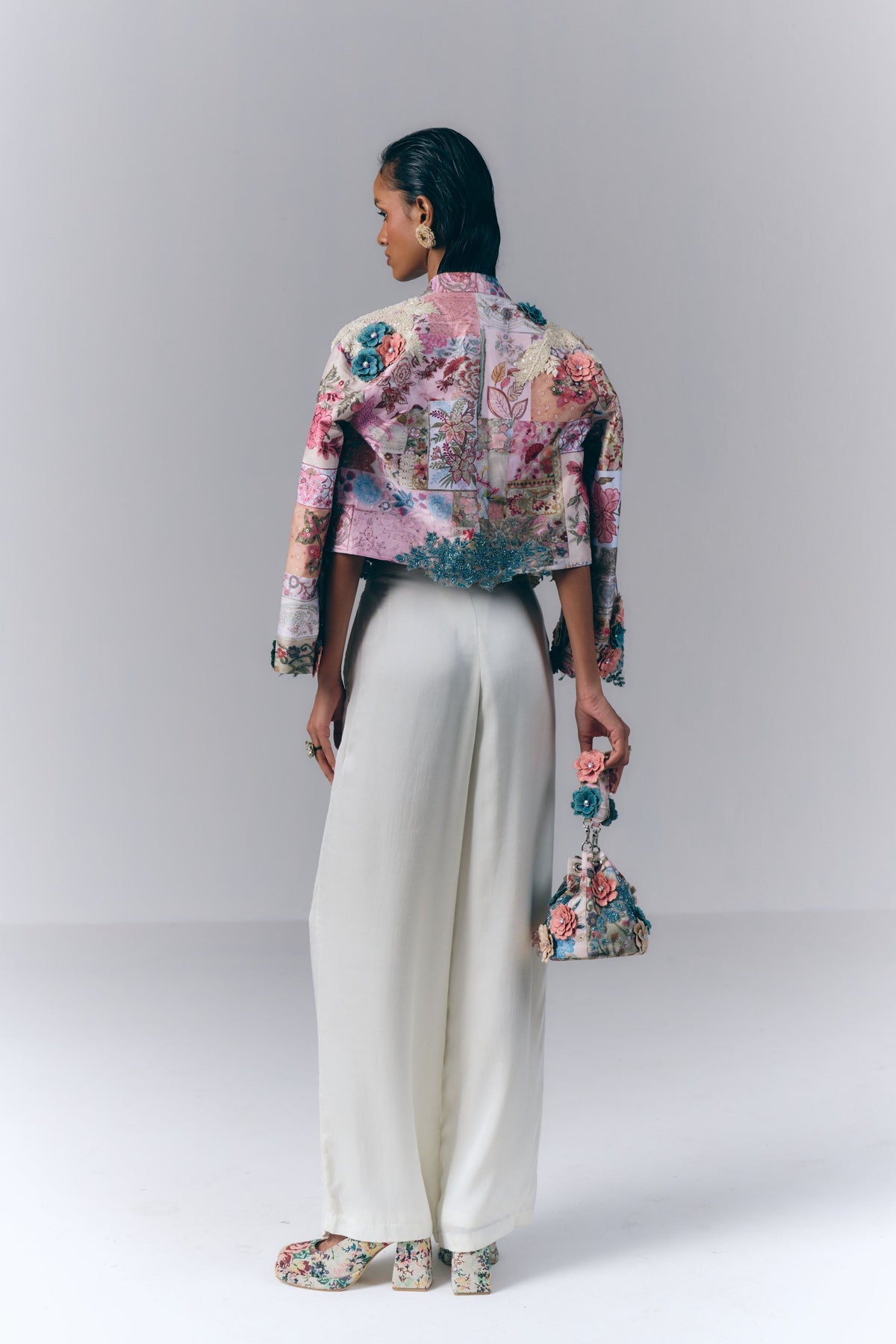 Printed Floral Co-Ord Jacket Set