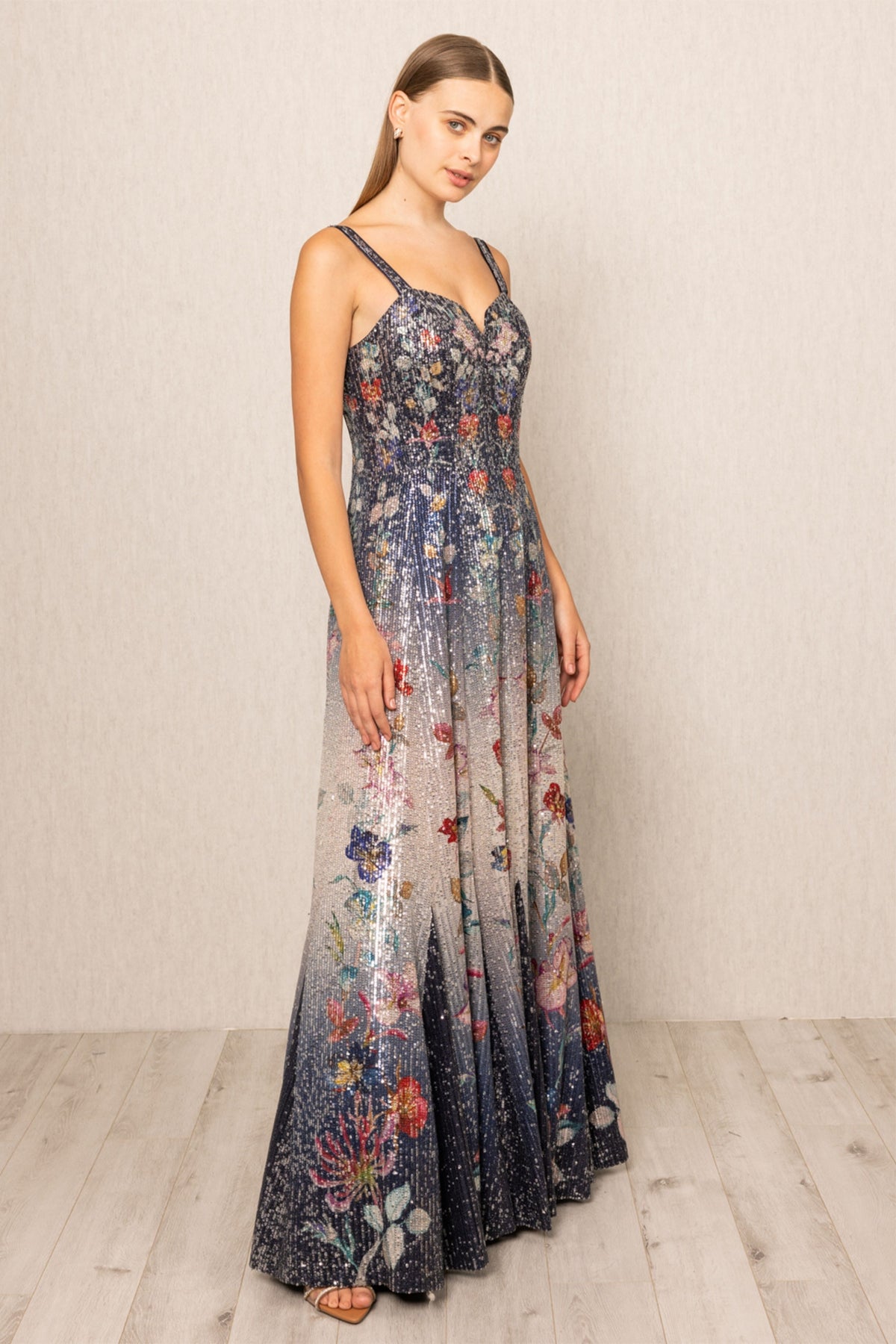 Celestia Sequins Gown