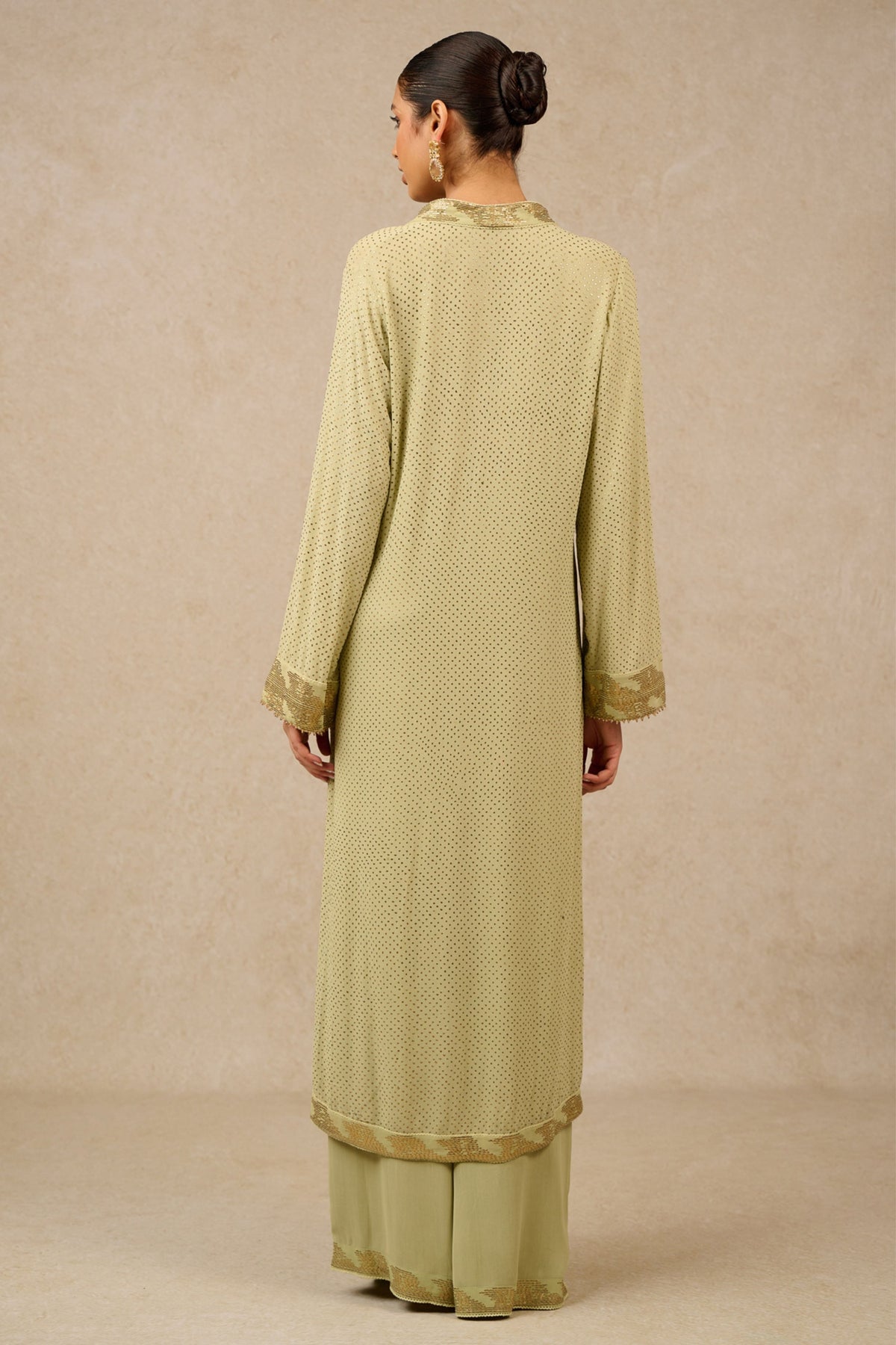 Mint Mukaish Kurta
