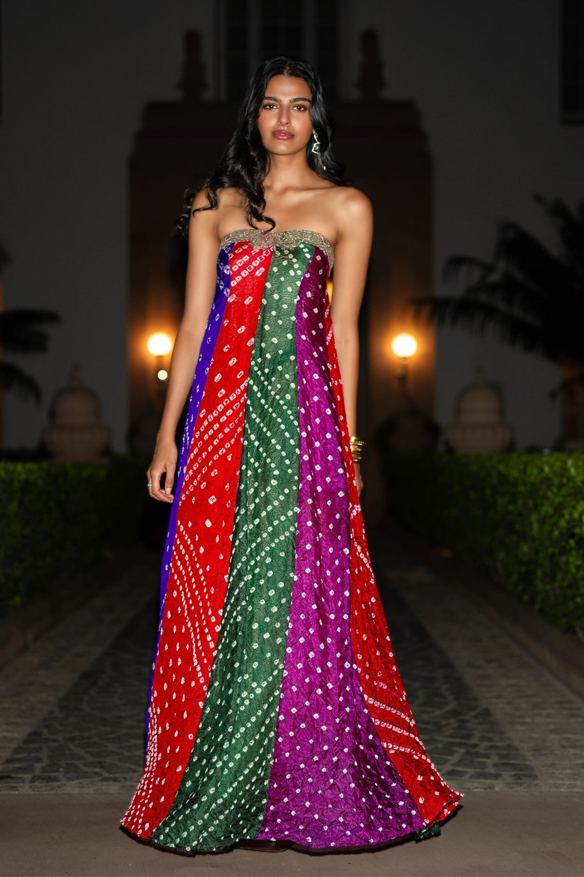 Bandhani Flared Dress
