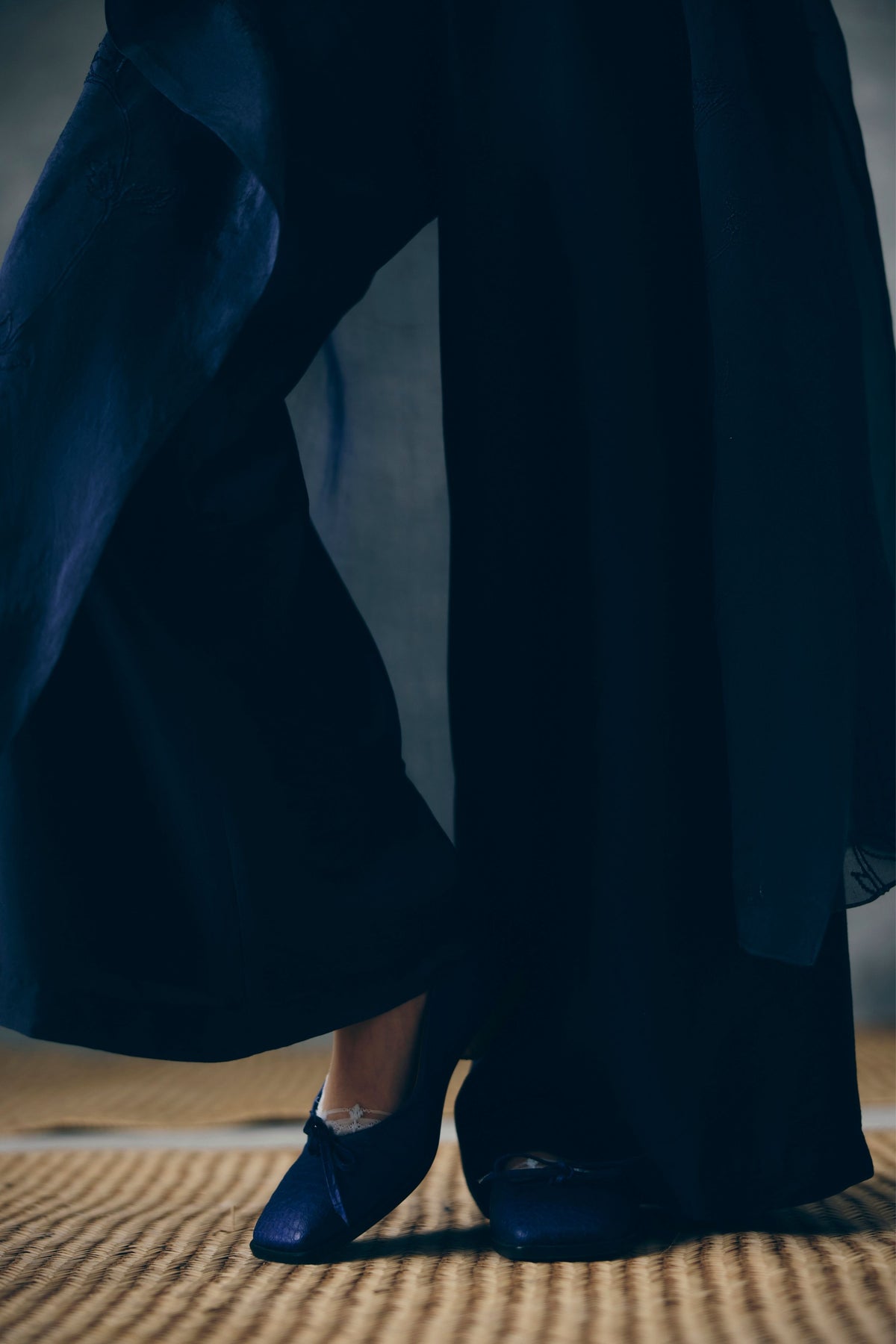 Nami Navy Blue Jacket Set