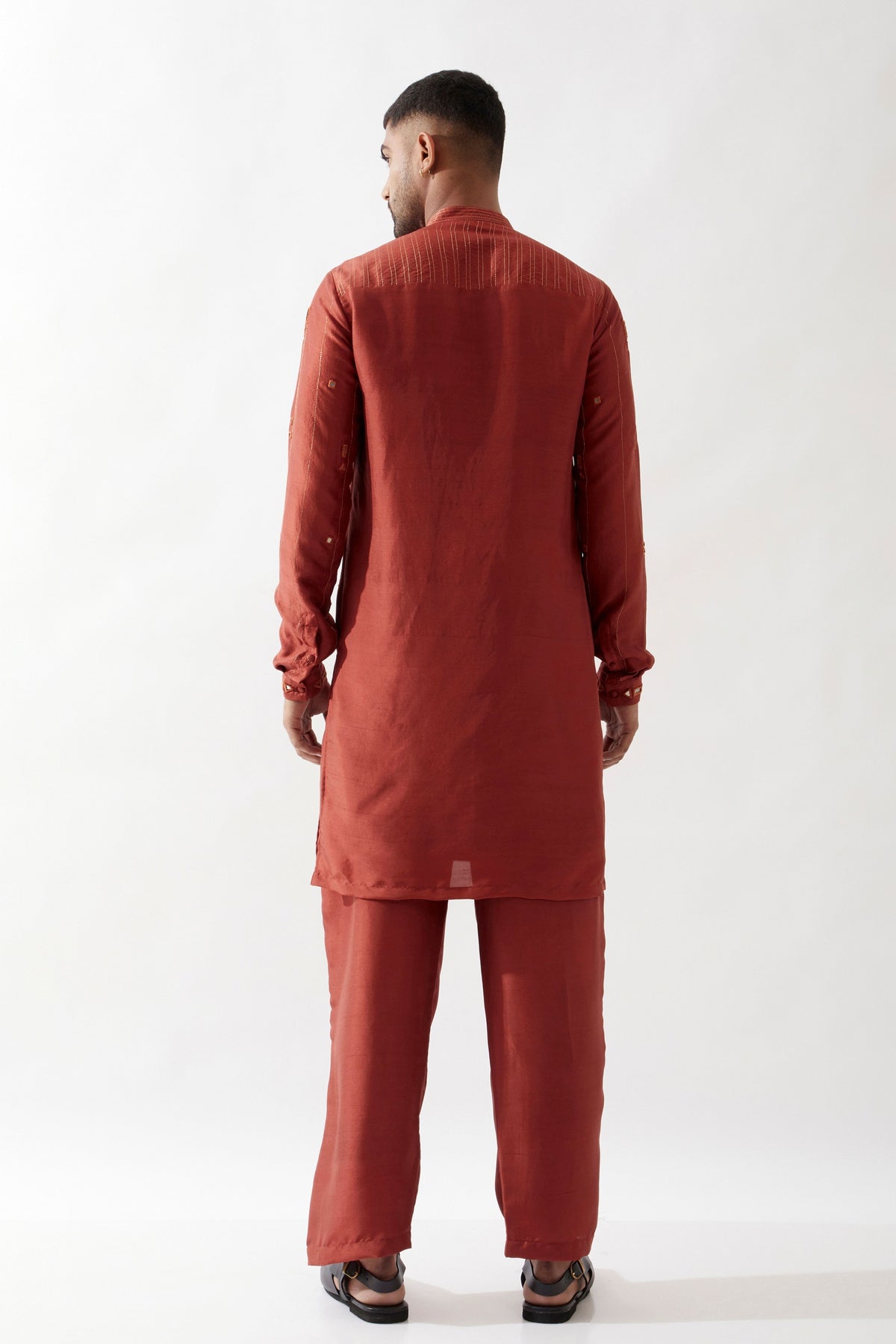 Alan Maroon Kurta Set