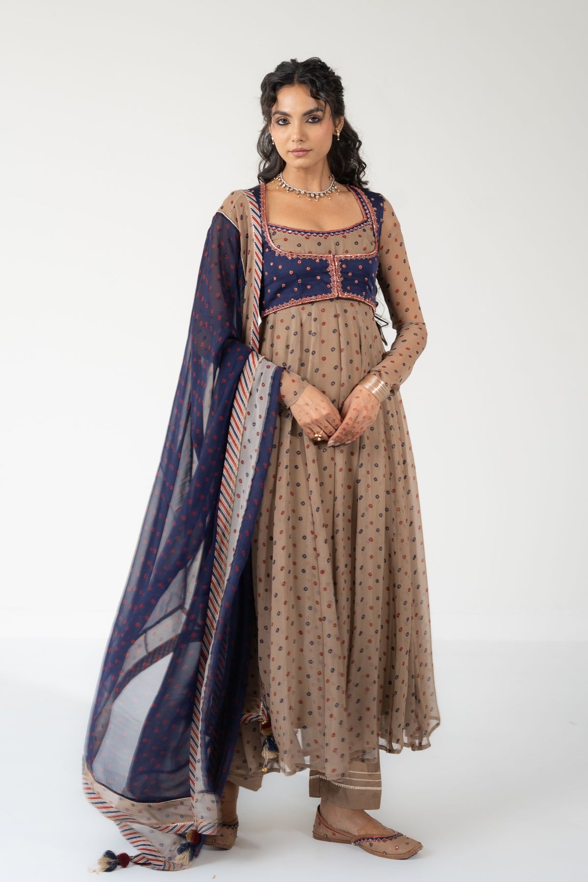 Veena Anarkali Set