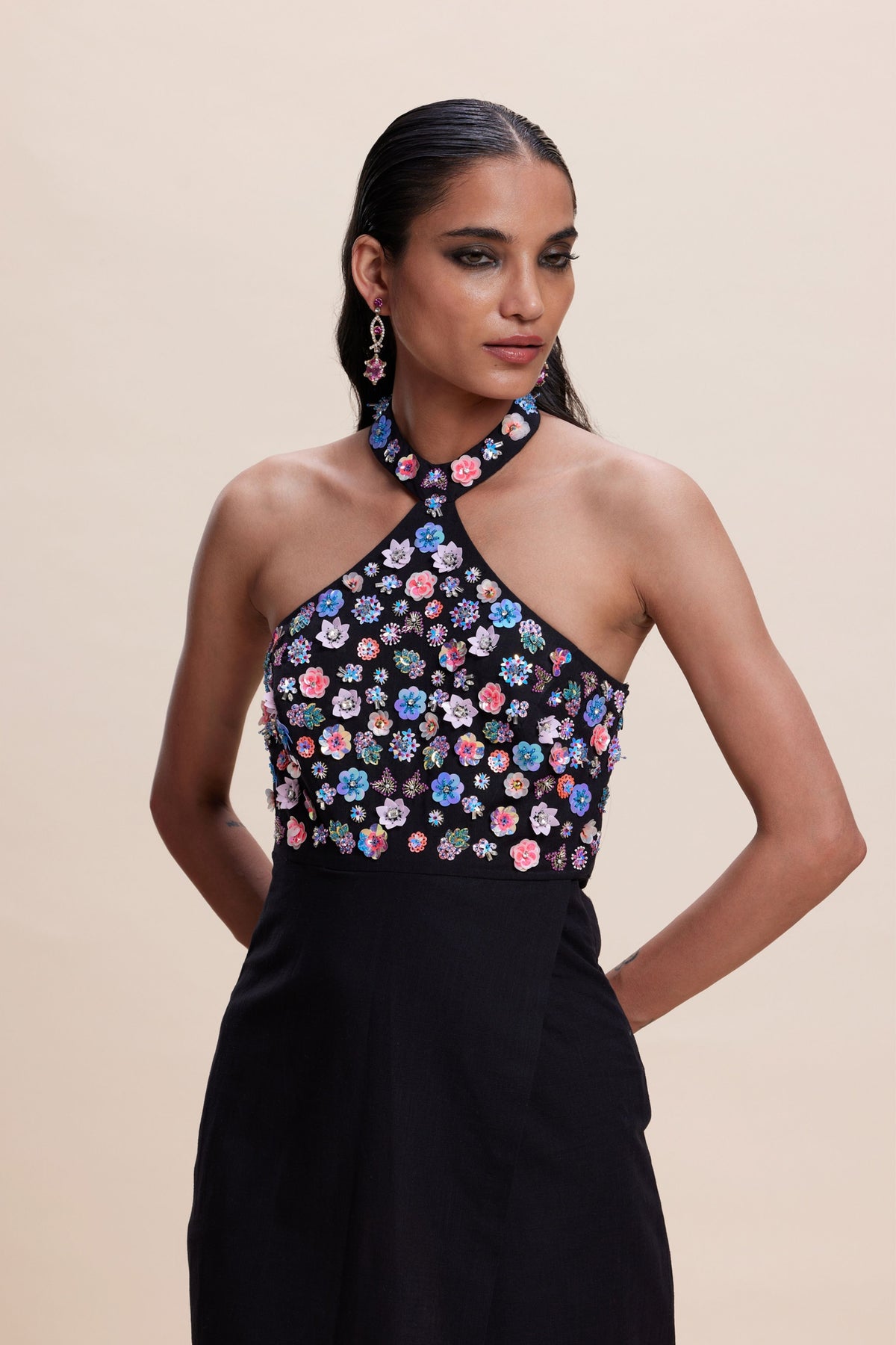 Black Embellished Dress