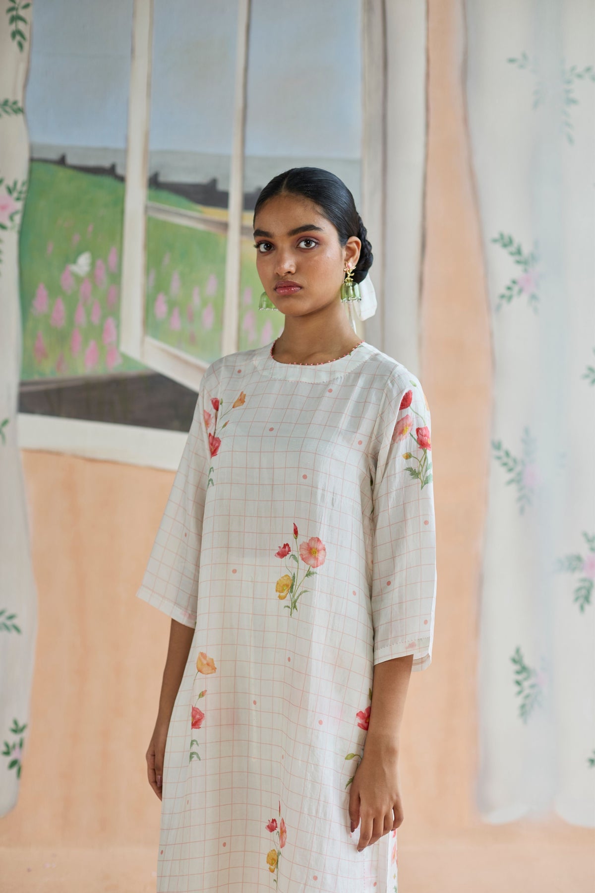 Poppy Long Kurta Set