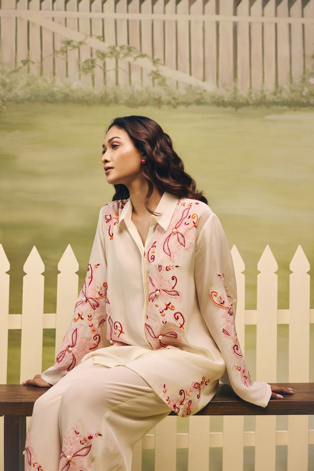 Coral Reverie Relaxed Co-ord Set