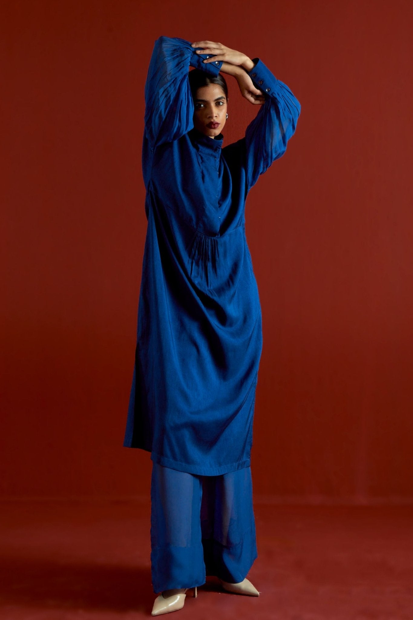 Turtle Neck Tunic Set - Three - Elahe