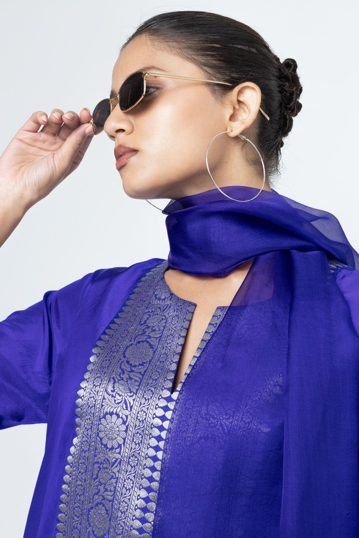 Seher Blue Kurta  Set