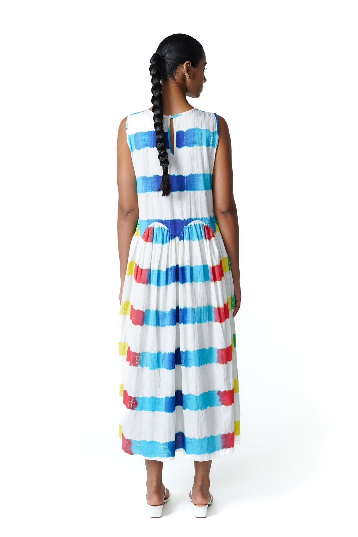 Rainbow Scallop Dress