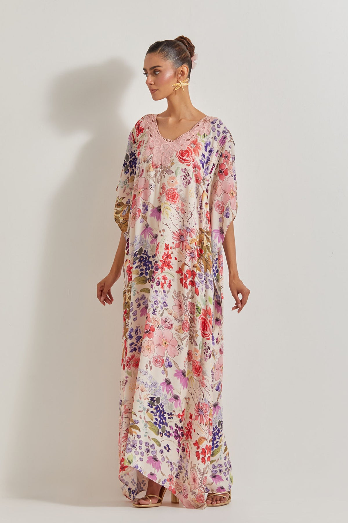 Blooming Burst Kaftan Dress
