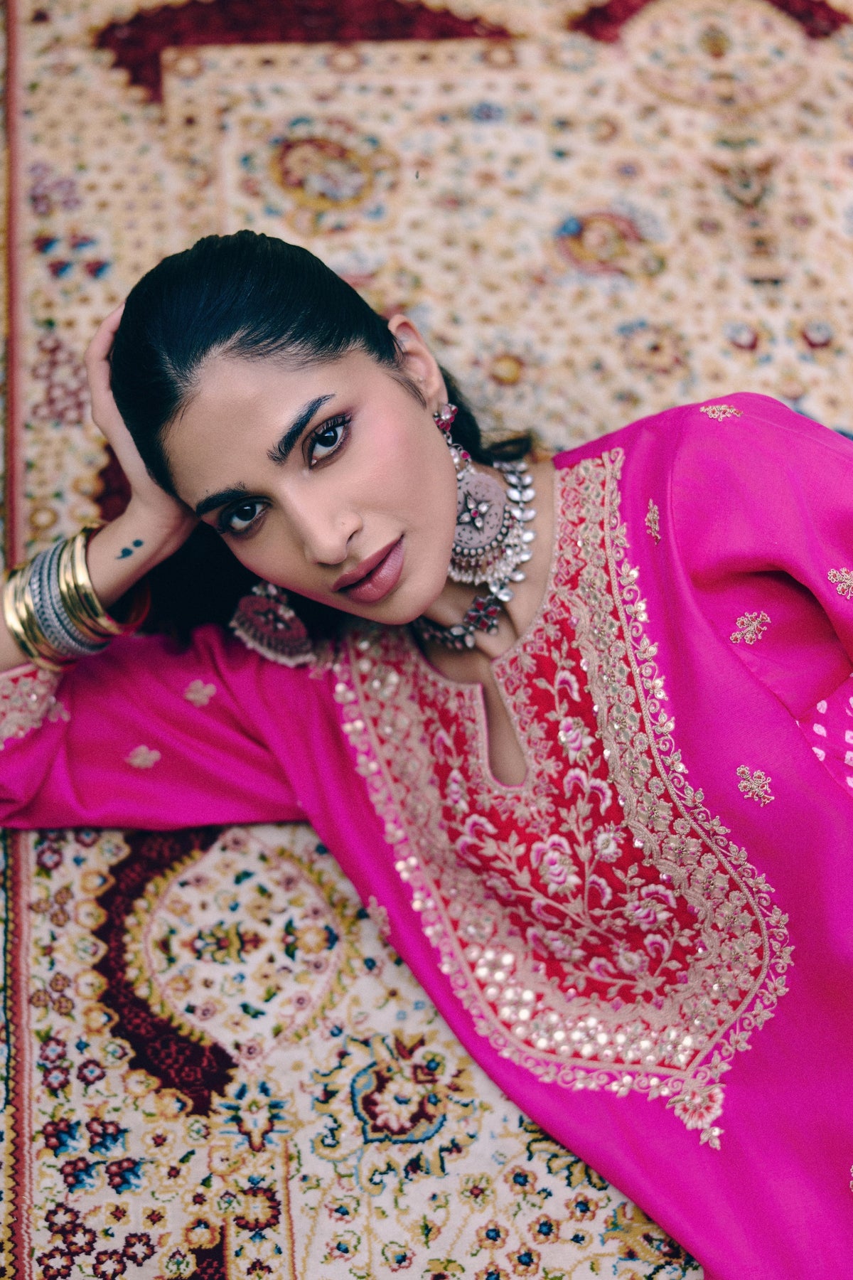 Bandhani Kurta Set