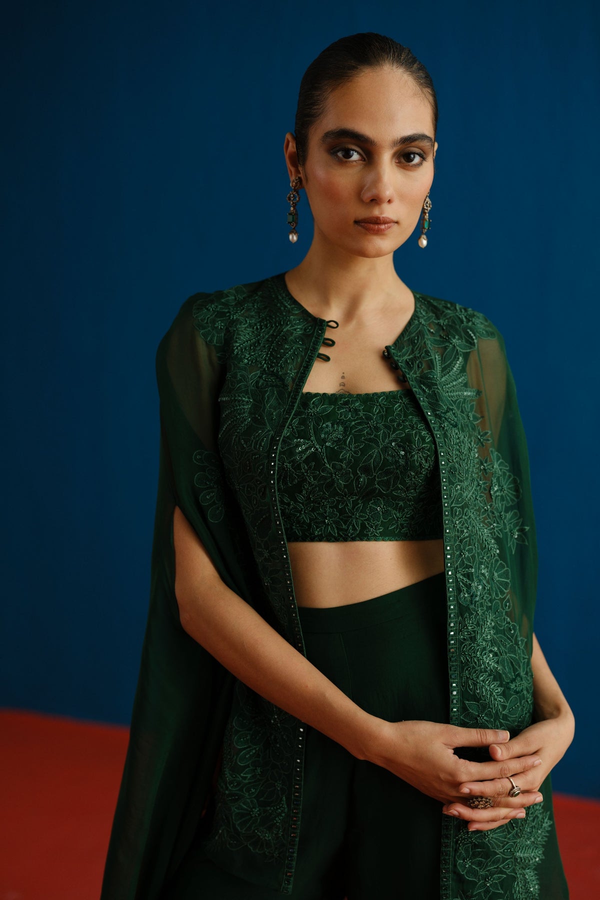 Dark Green Aurea Pant Set