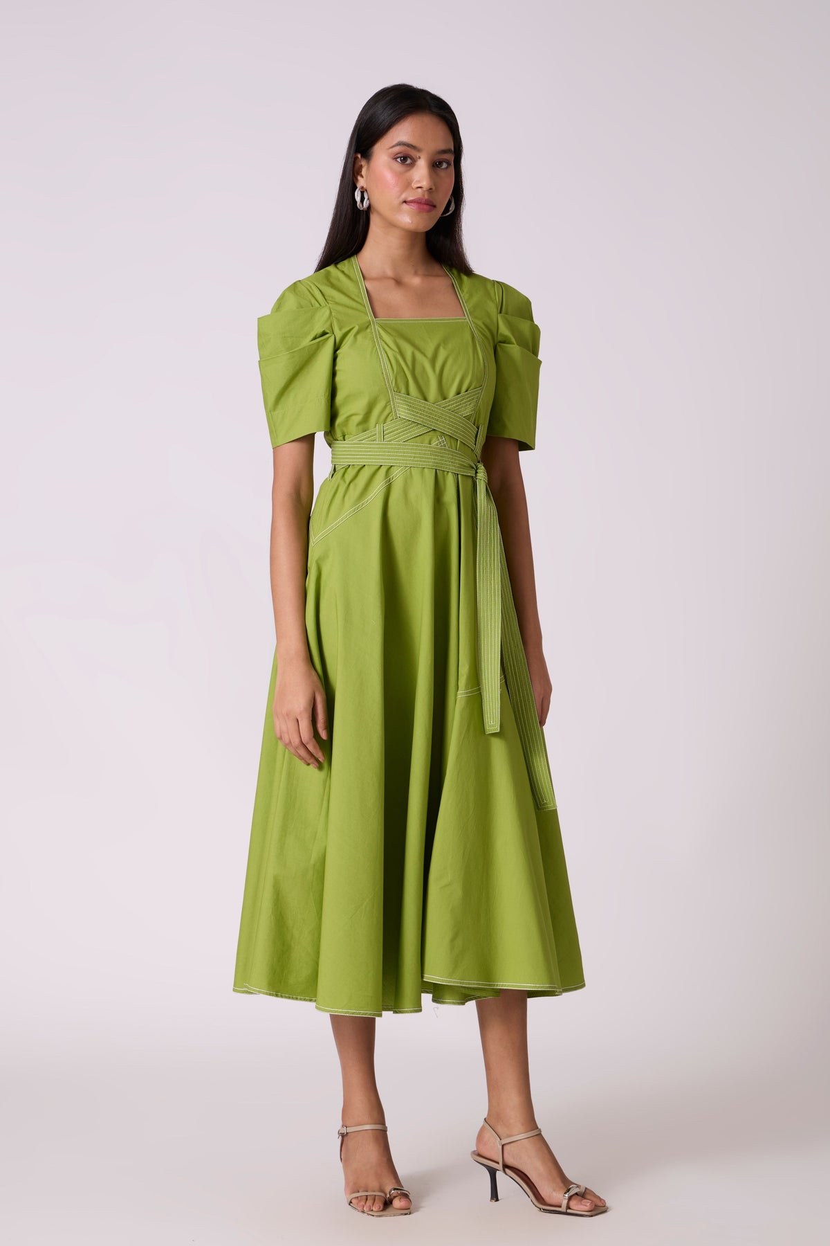 Maise Matcha Green Dress