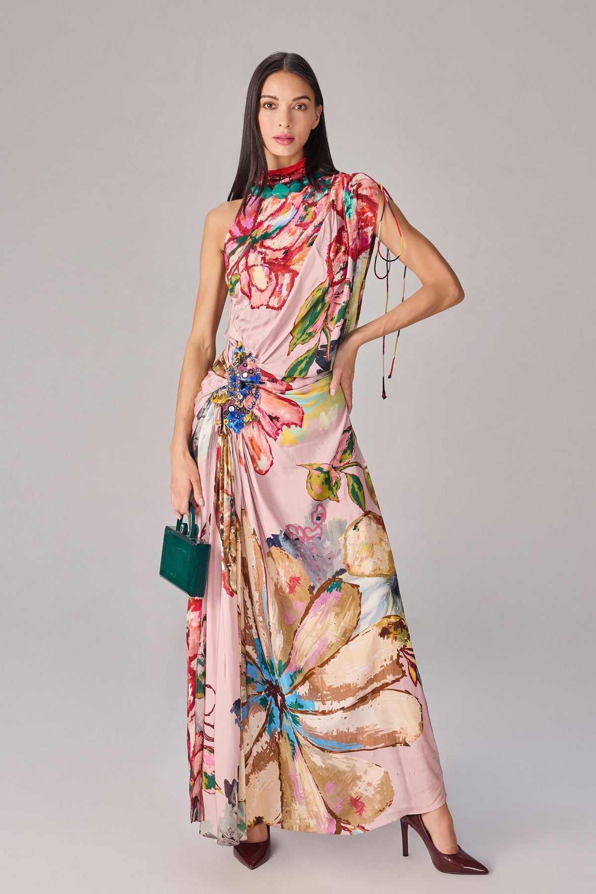 Peach Prime Nargis Dress