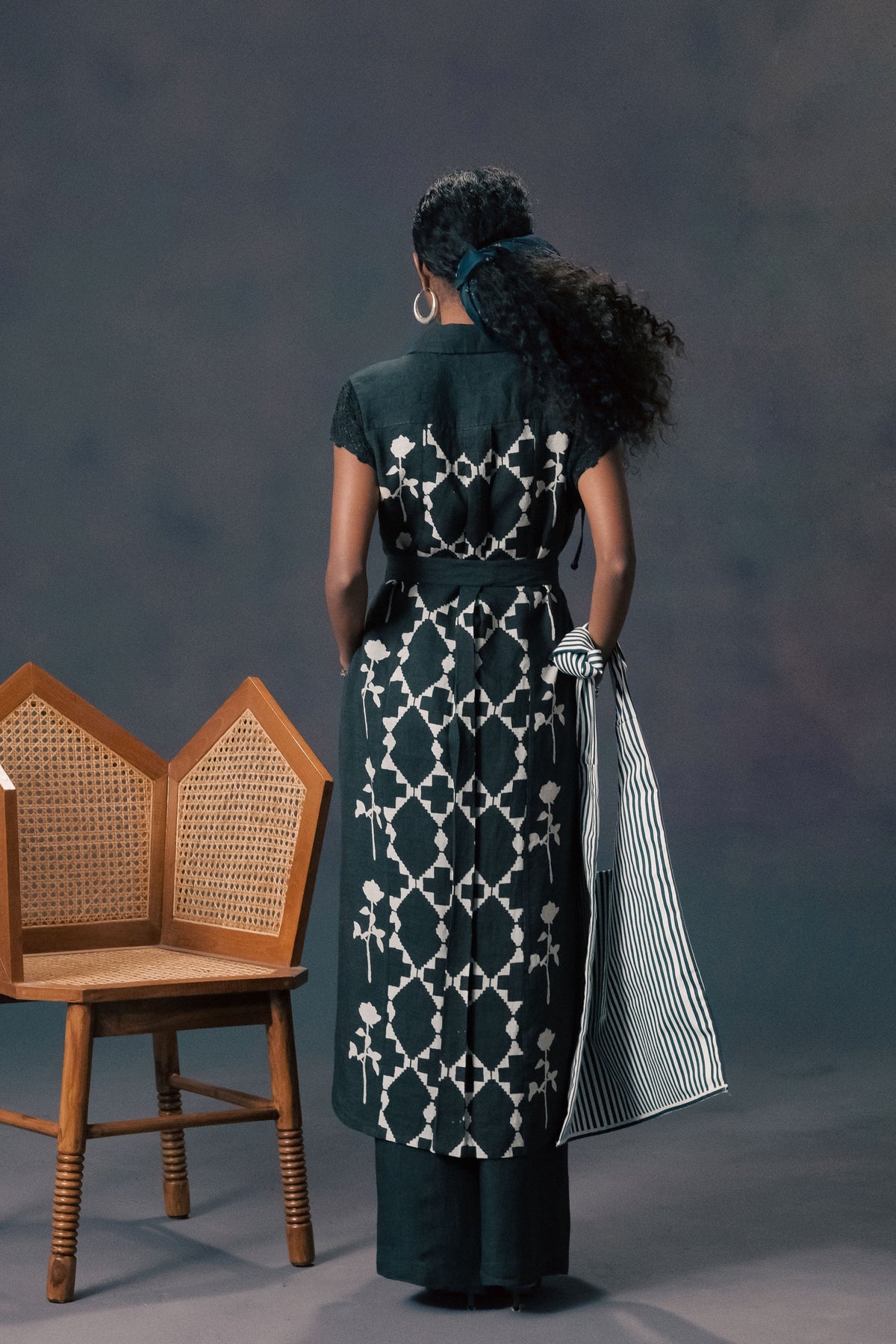 Indigo Printed Co-ord Set