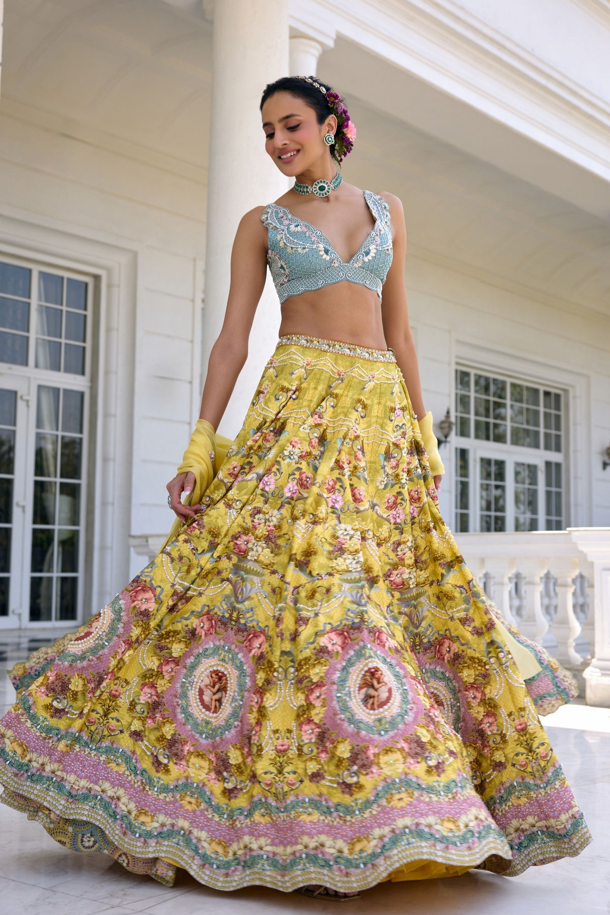 Sofia Printed Lehenga Set