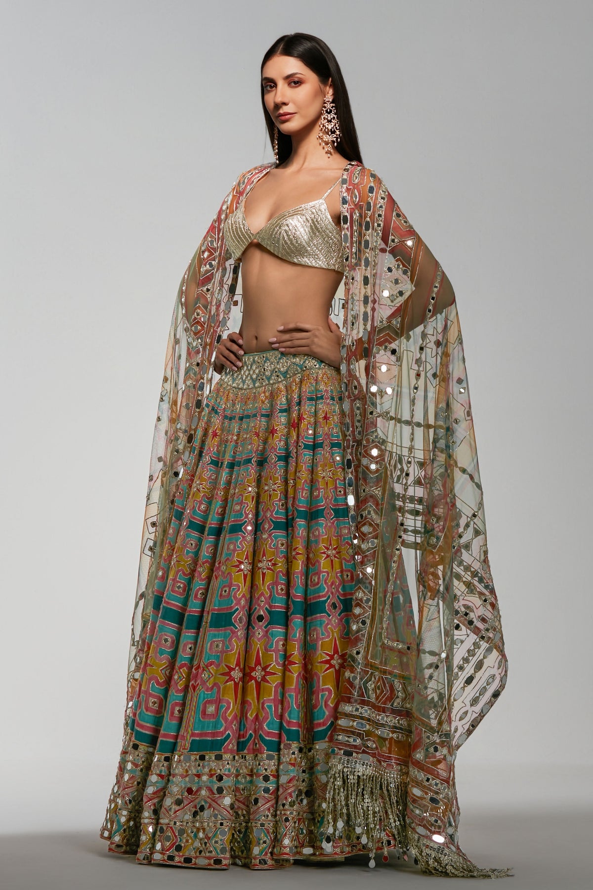 Mehru Bloom Lehenga Set