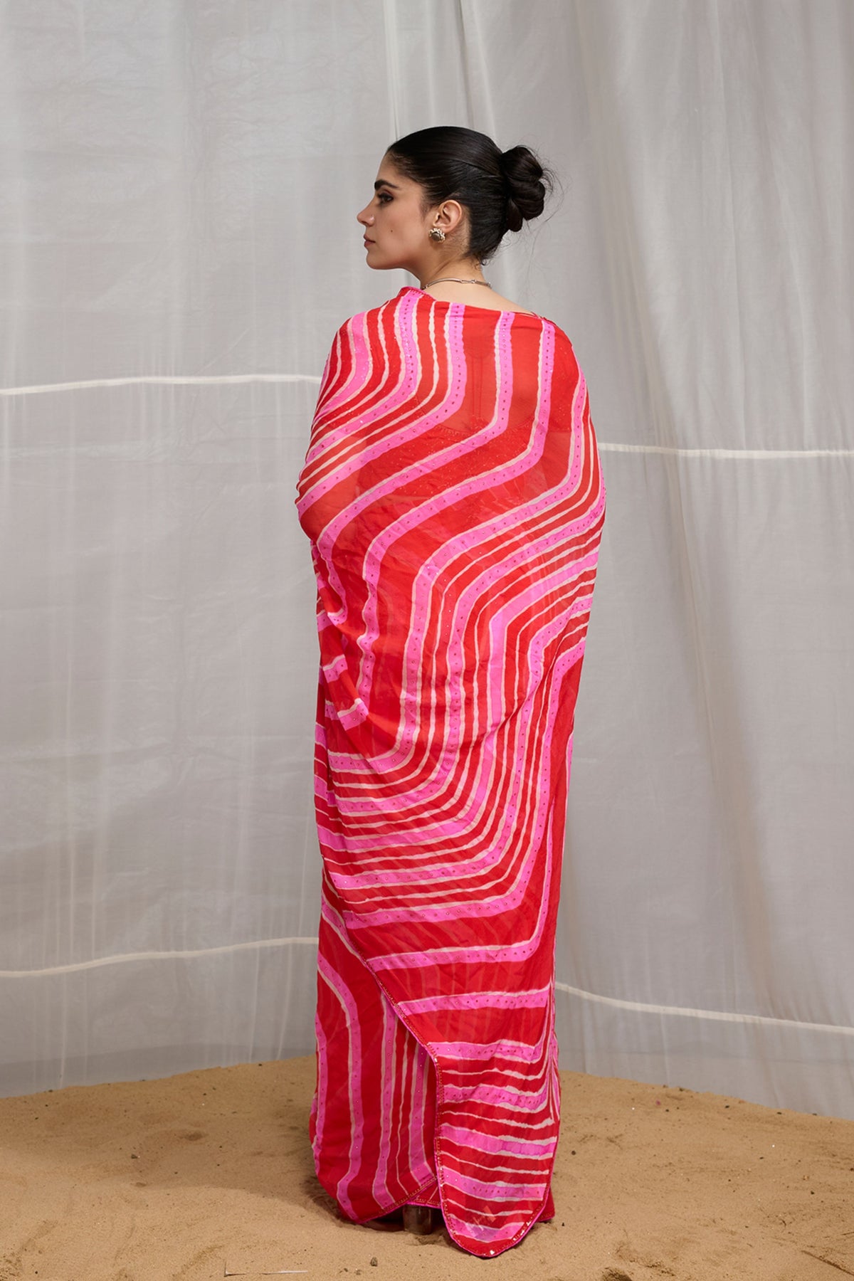 Chiffon Tarang Saree Set
