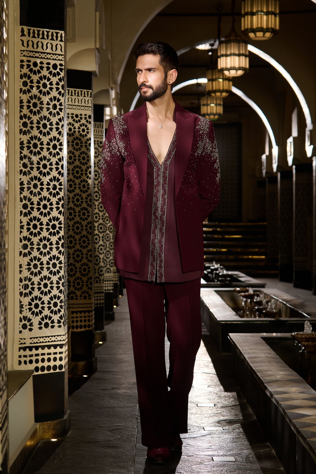 Garnet Short Jacket Set
