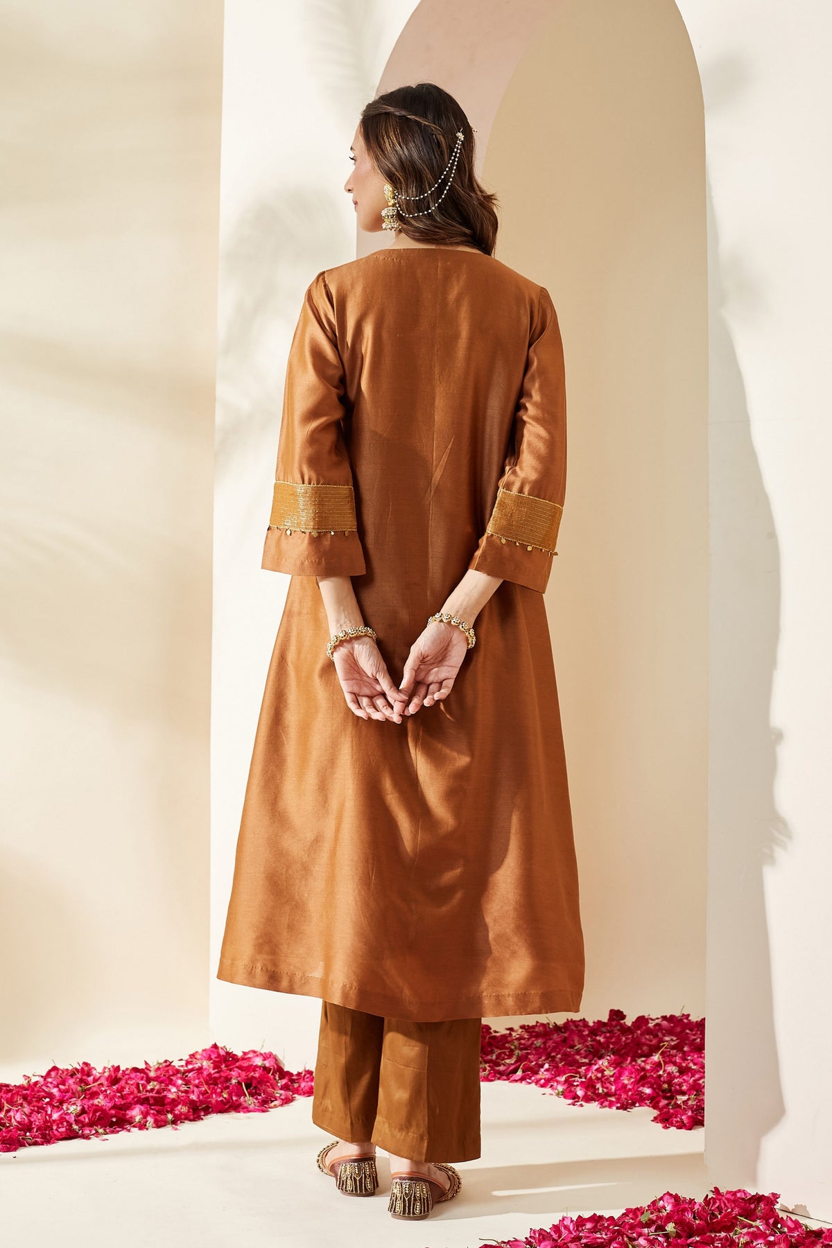 Brown Zohra Kurta Set
