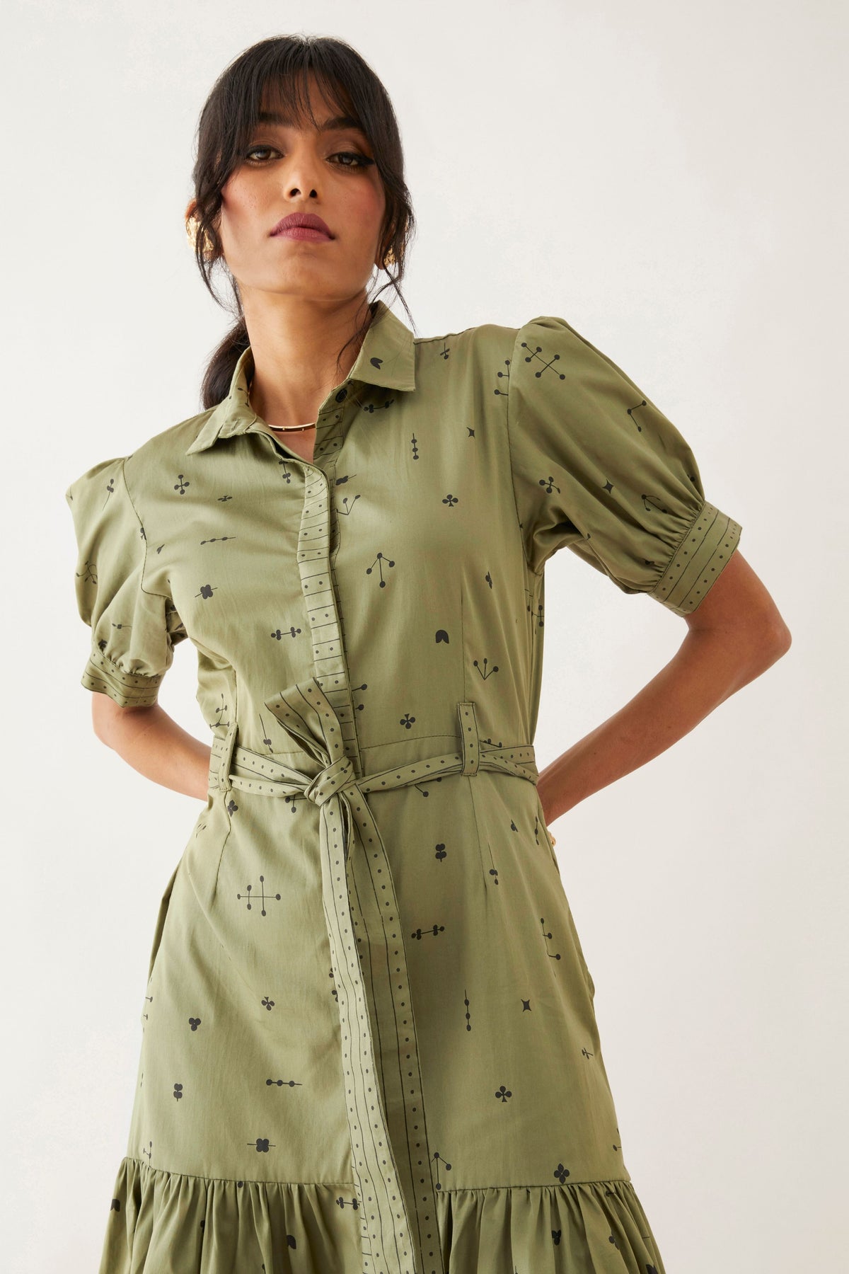Leni Sage Dress