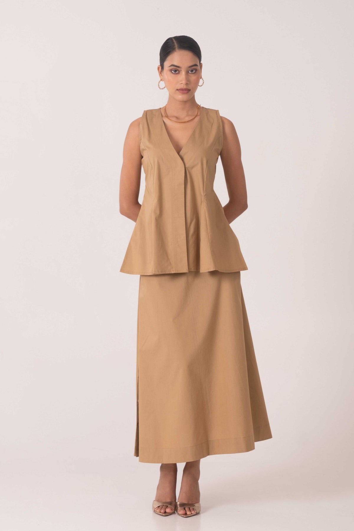 Code Khaki Co-ord Set