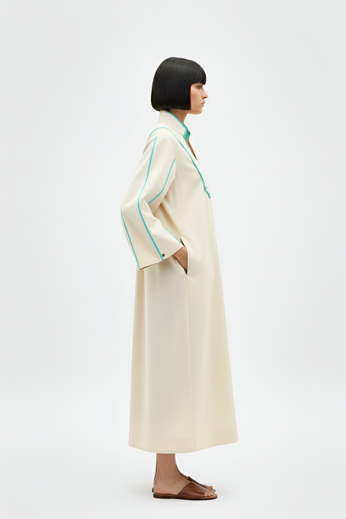 Ivory Tiffany Stripe Dress