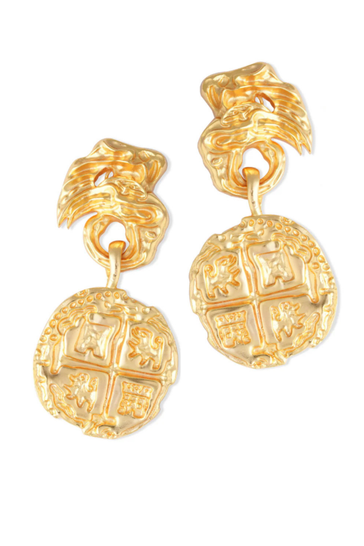 Medallion Earrings