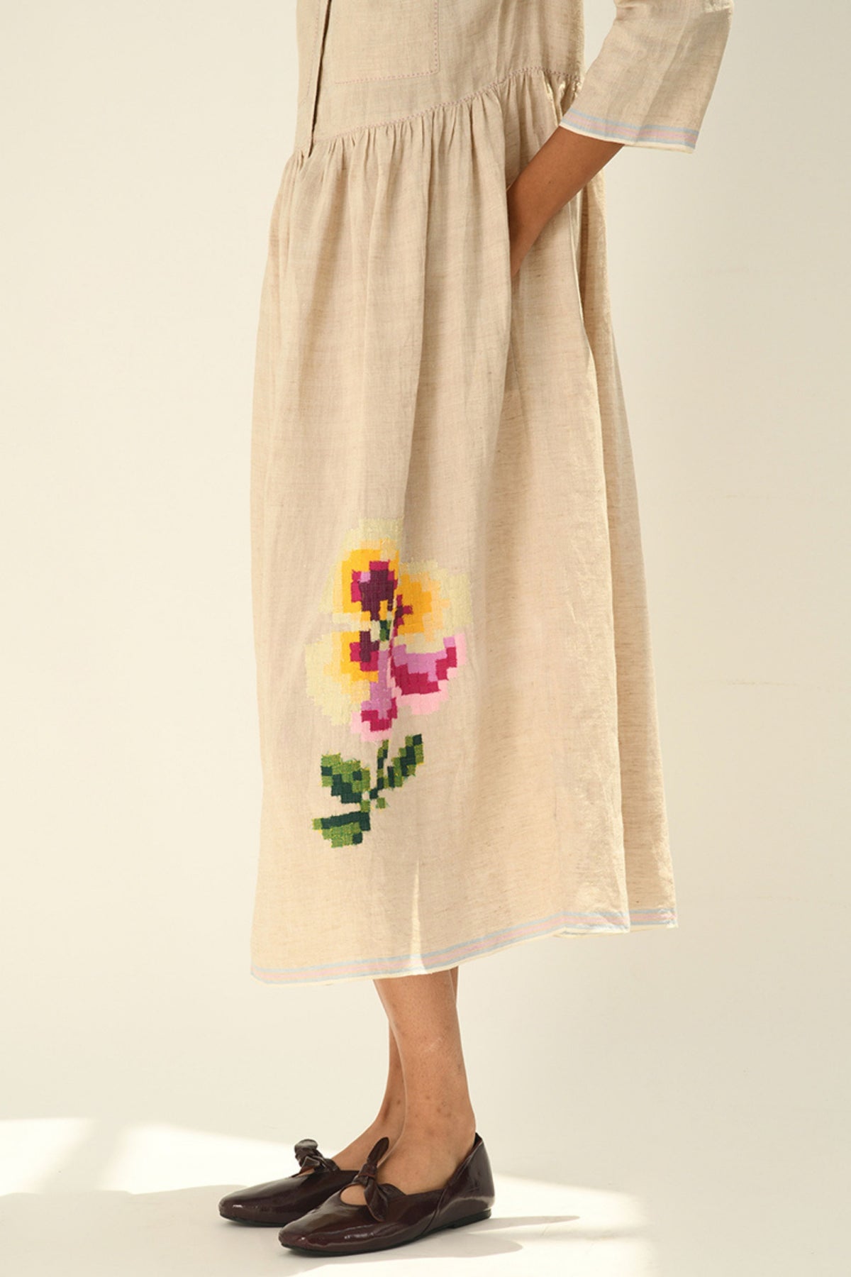 Massiana Embroidery Dress