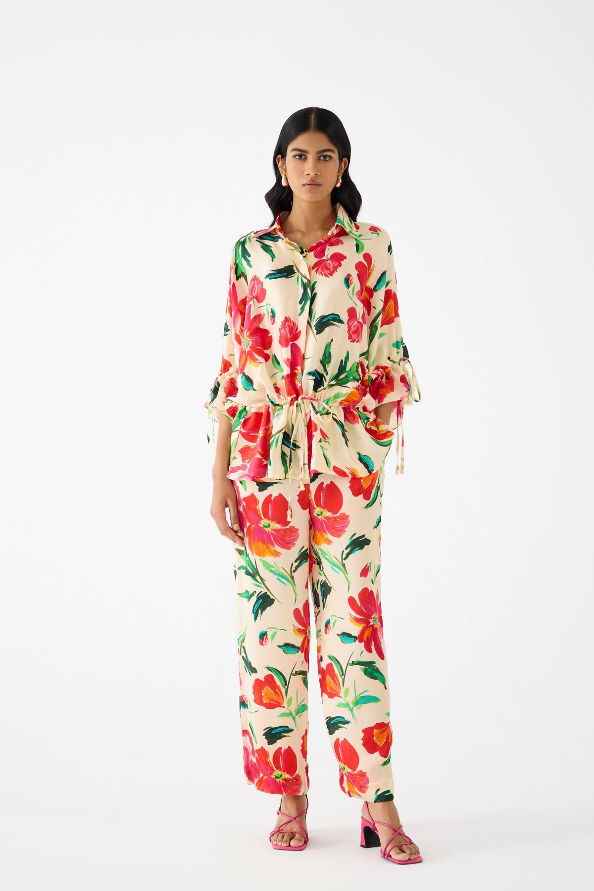 Majorelle Drawstring Co-ord Set