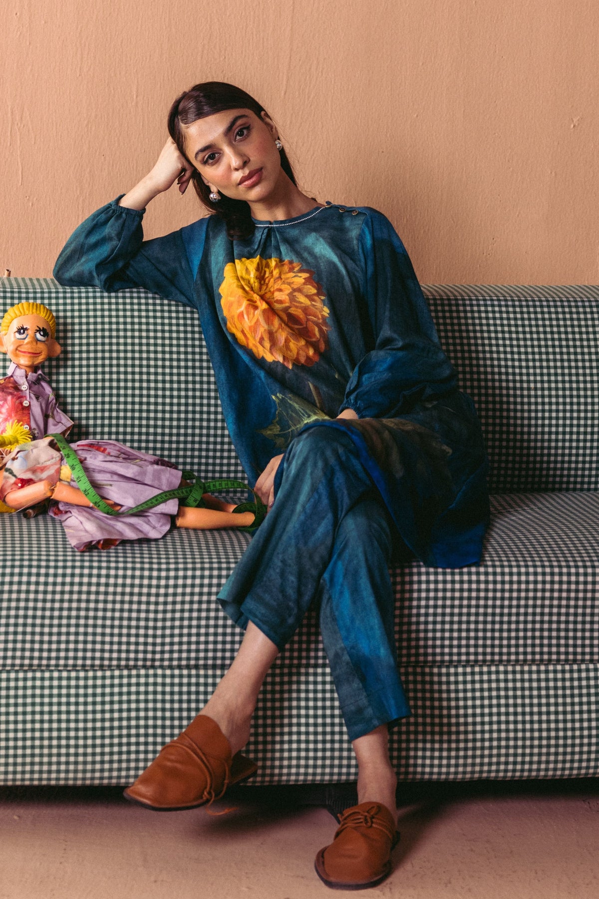 Dilly Dally Twill Kurta Set
